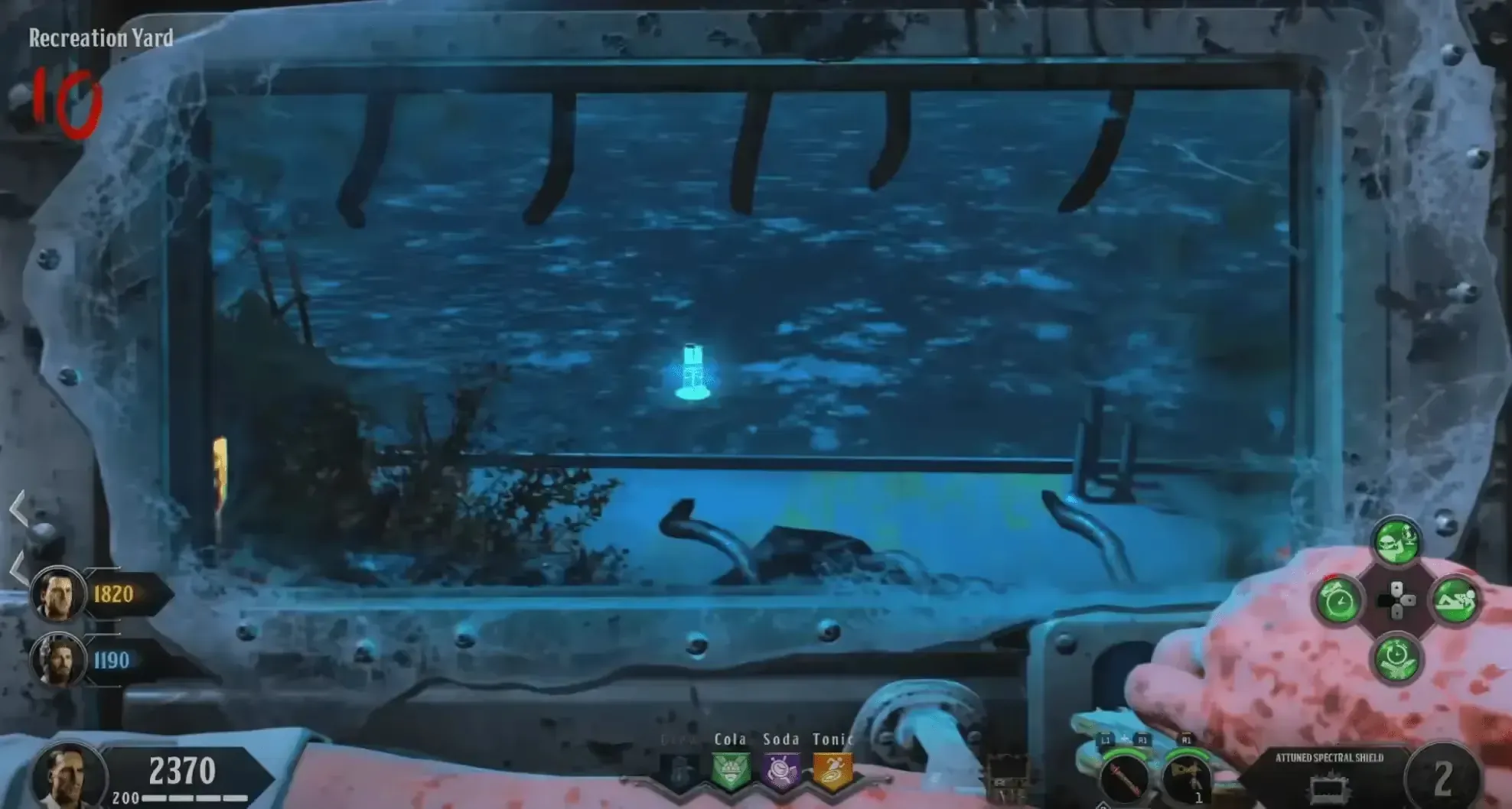 Look out near the Swordfish wallbuy.