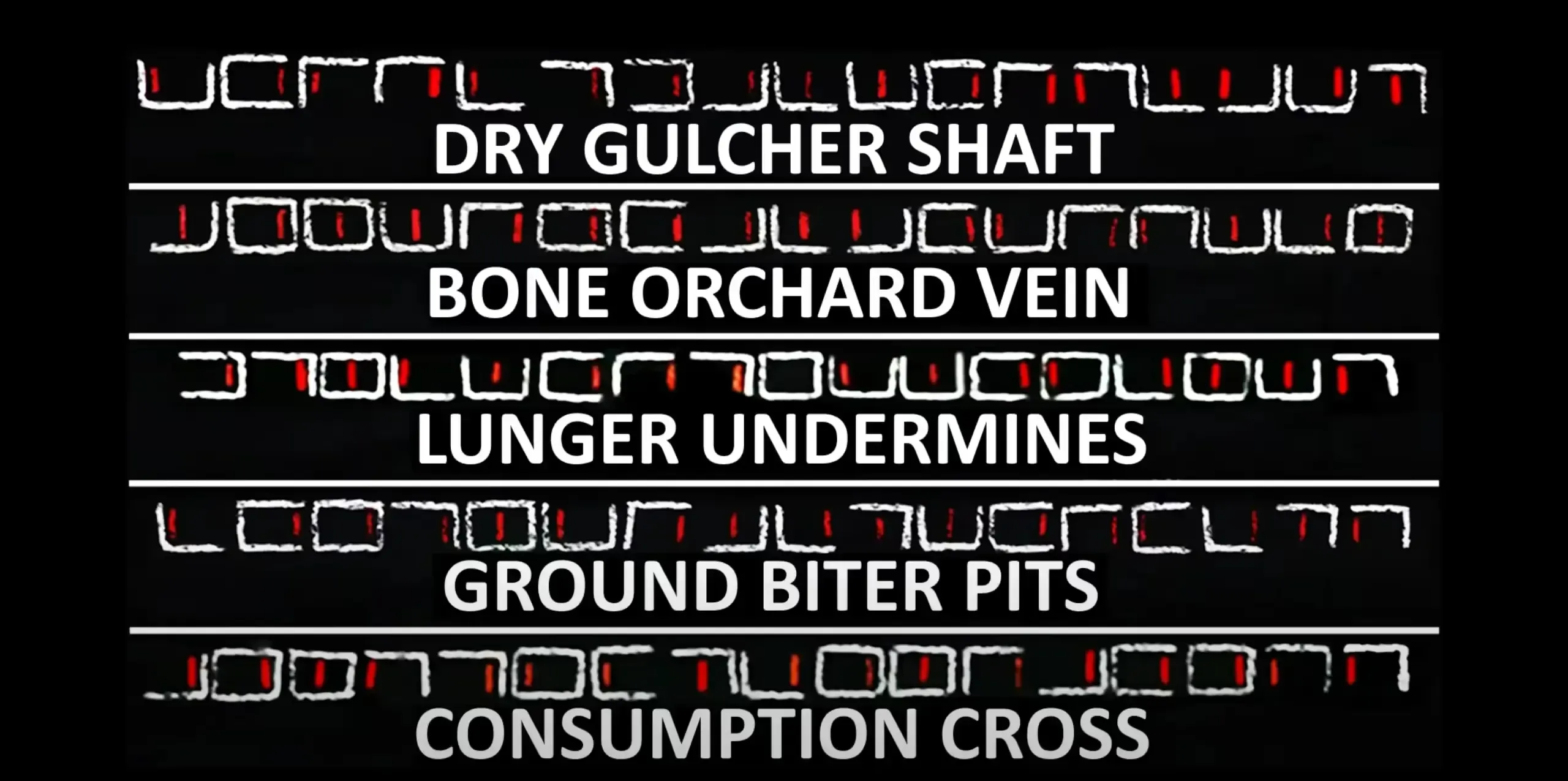 Complete mine sign cipher. Match the red strokes as well as the white outlines.