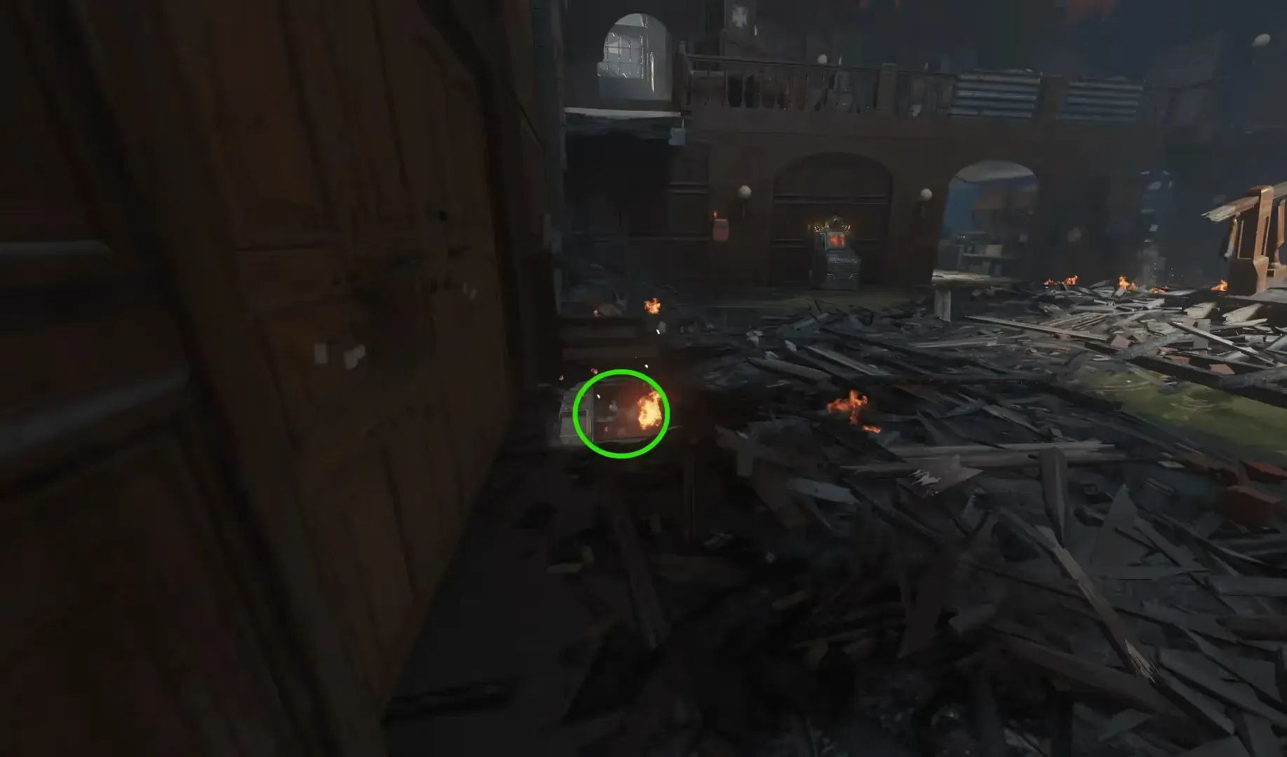 Use the Supply Depot laser trap, then collect its trophy.