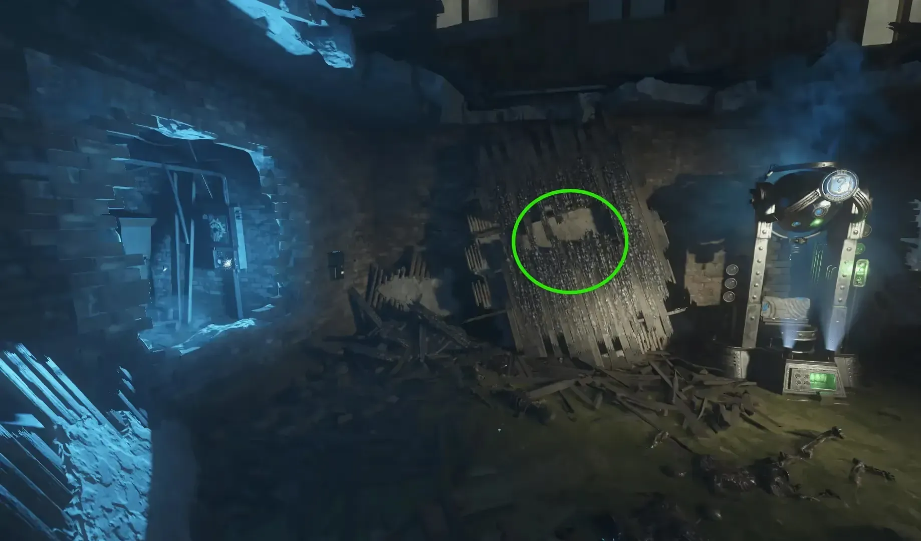 Maw: search the Armory group.