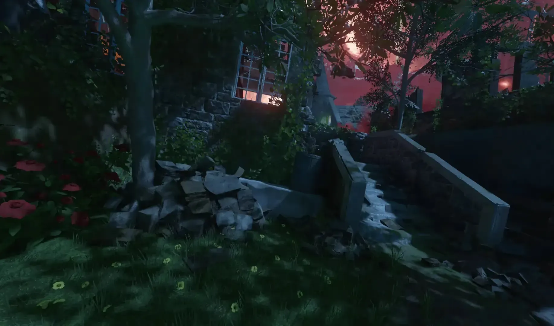 Spawn / Shangri-La · Trash can left of the stairs to the Shangri-La jump pad.