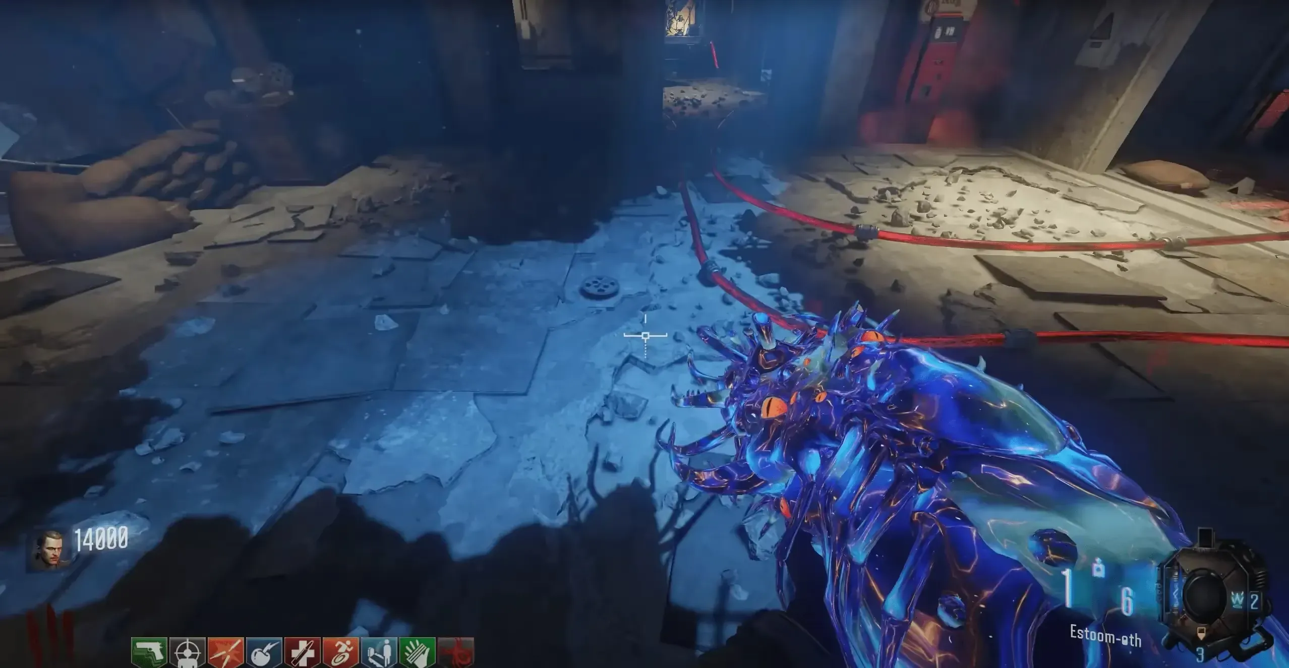 Absorb the assembled body to reveal the final reel.