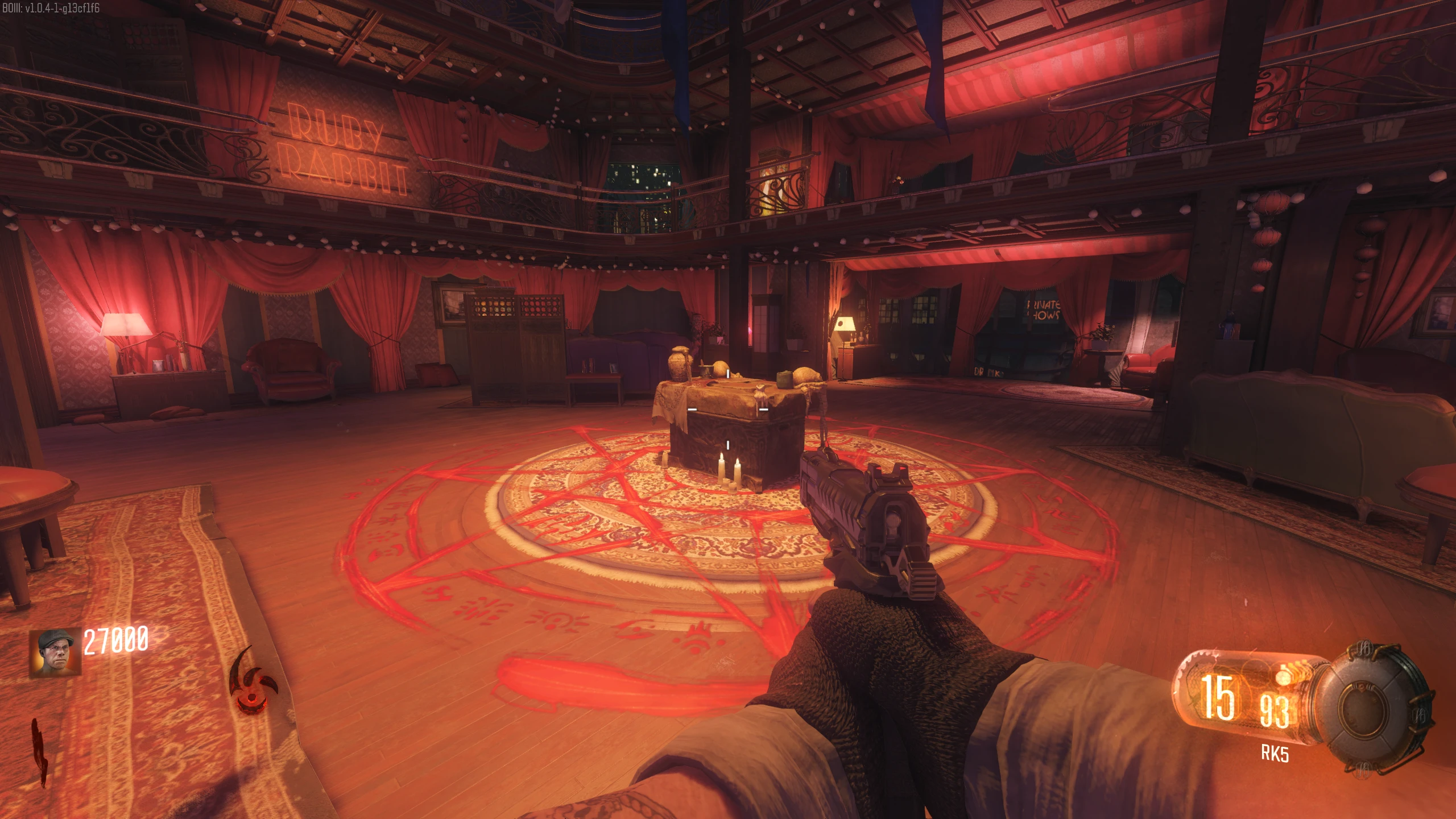 The Canals ritual is upstairs in Ruby Rabbit.