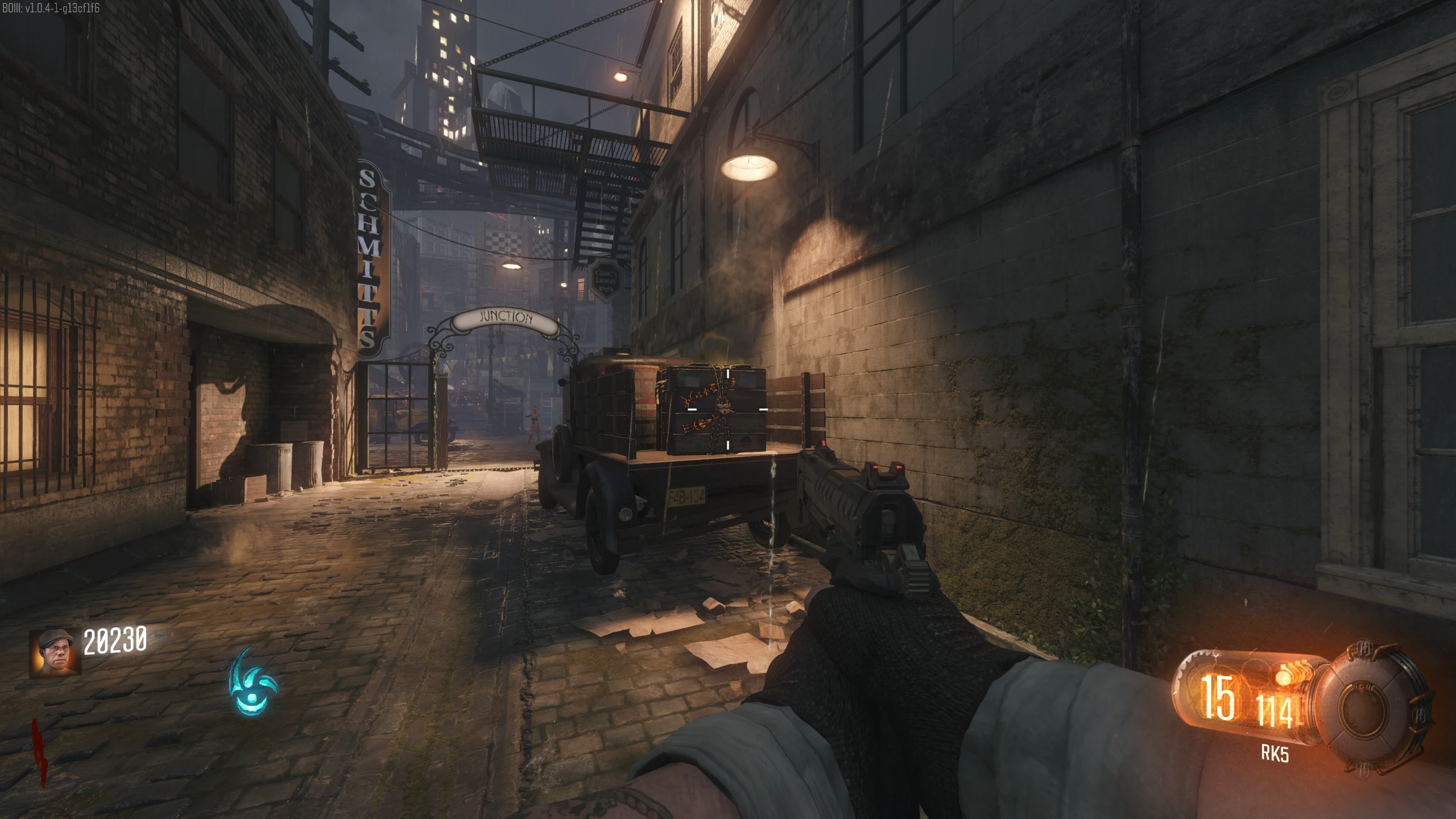 Break this crate on the spawn truck in Beast mode.