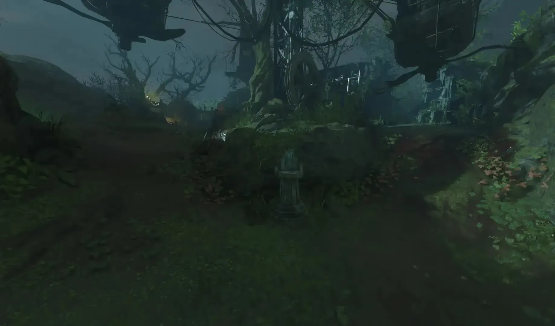 Crashed propeller altar.