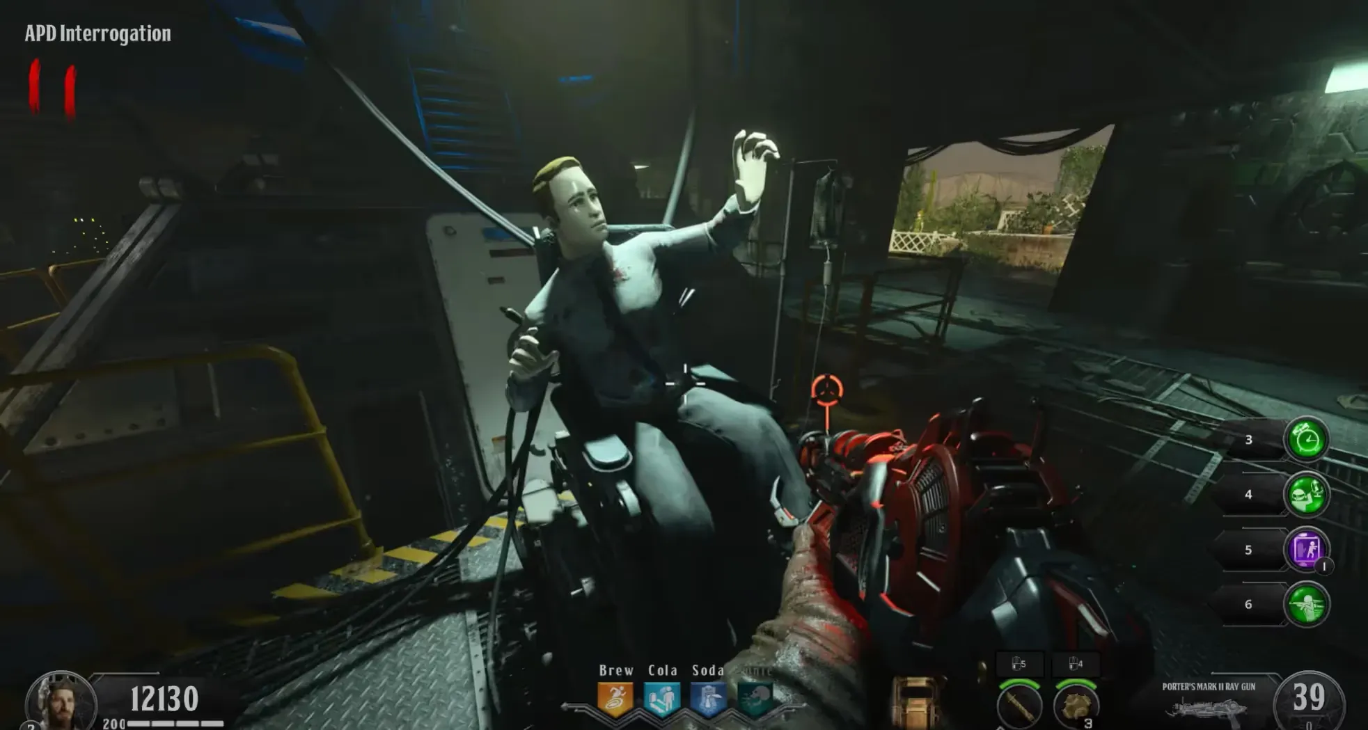 Install the parts on the seated A.D.A.M. in APD Interrogation
