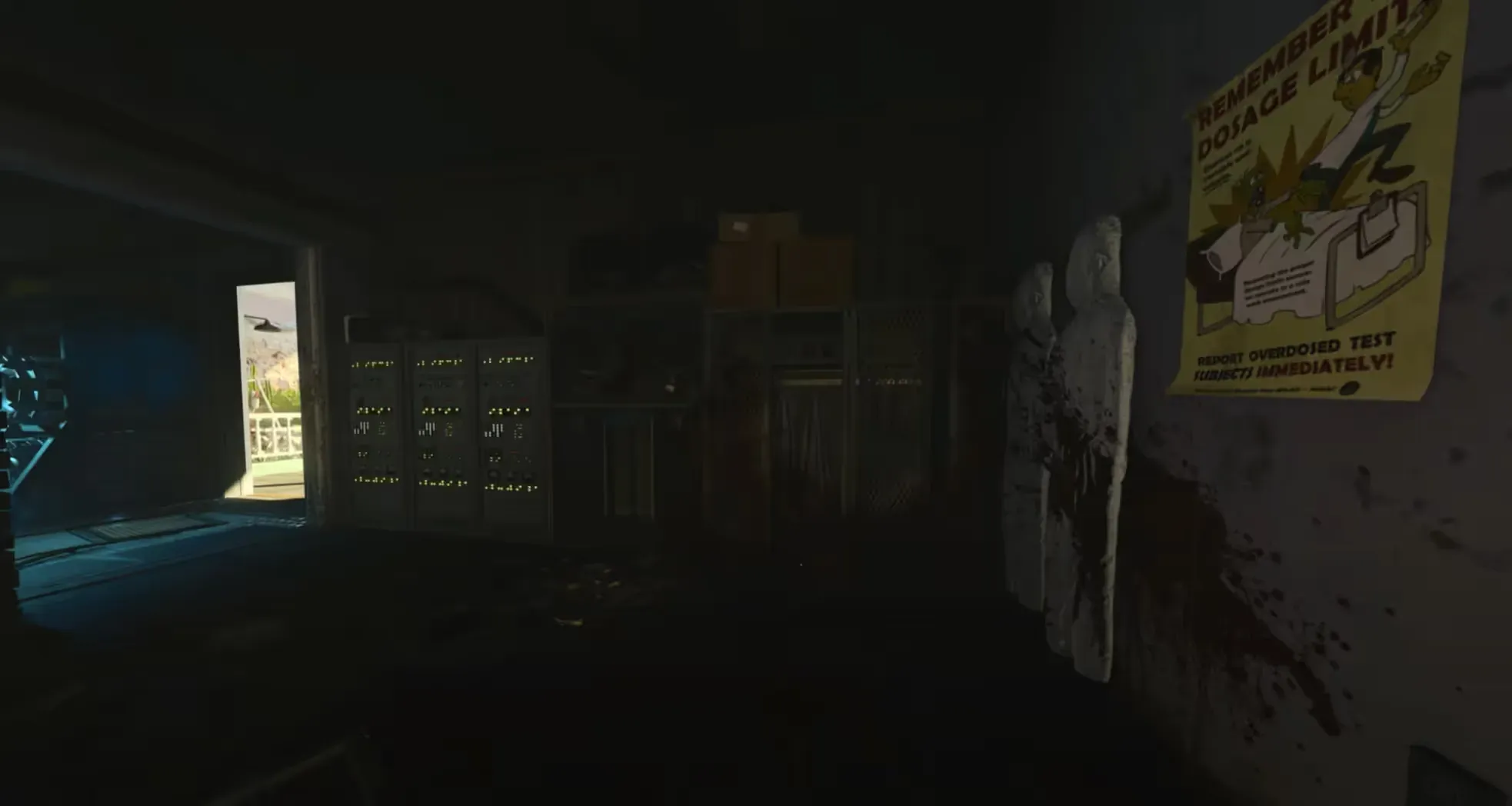 Transfusion Facility: check the entrance locker