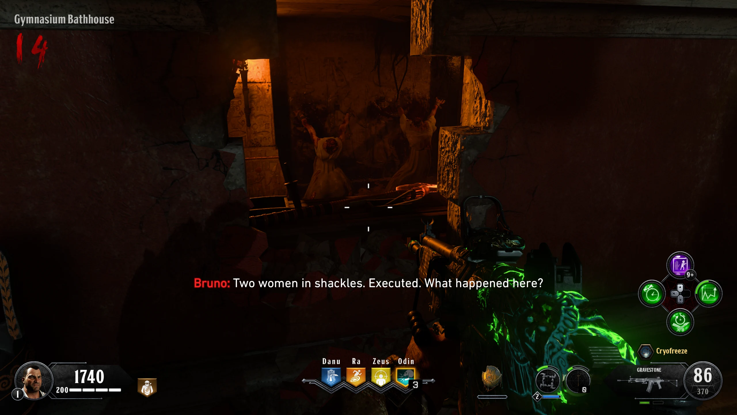 The scepter appears in the chamber opened by Ra’s beam.