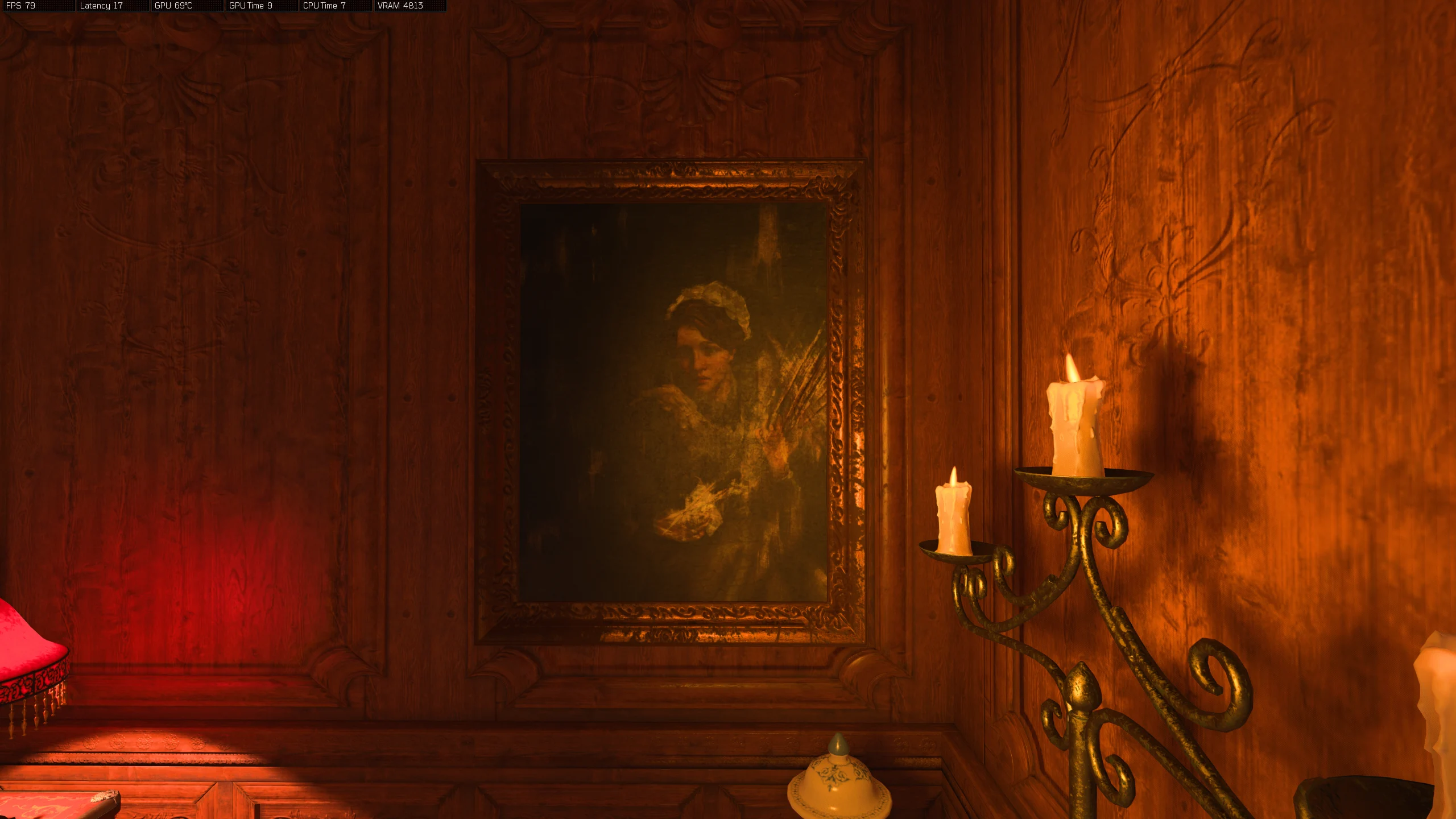 Tea Room vision: sad woman