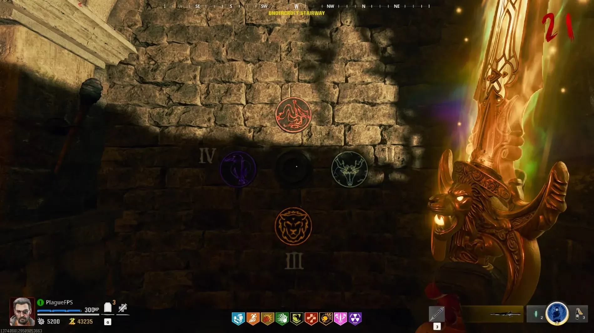 This match-specific animal order controls the knight salutes