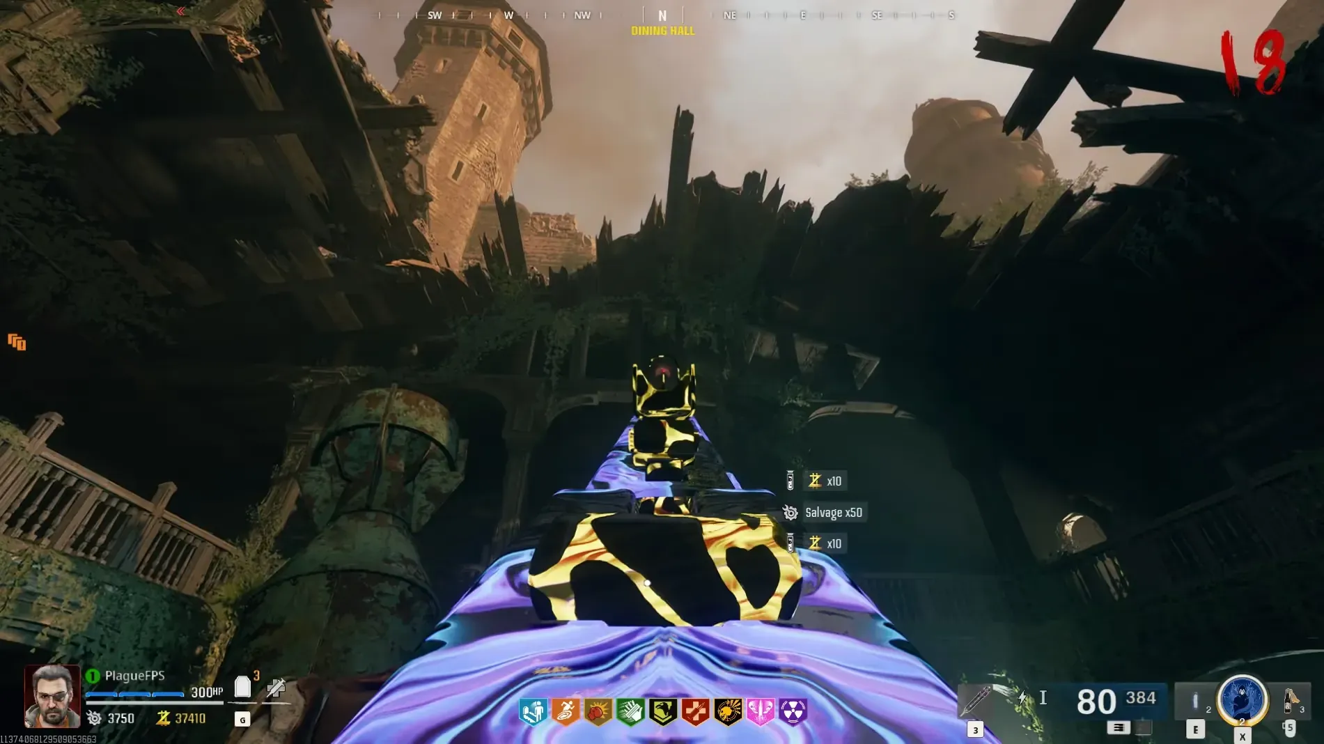 Start the beam at the crystal above Vulture Aid