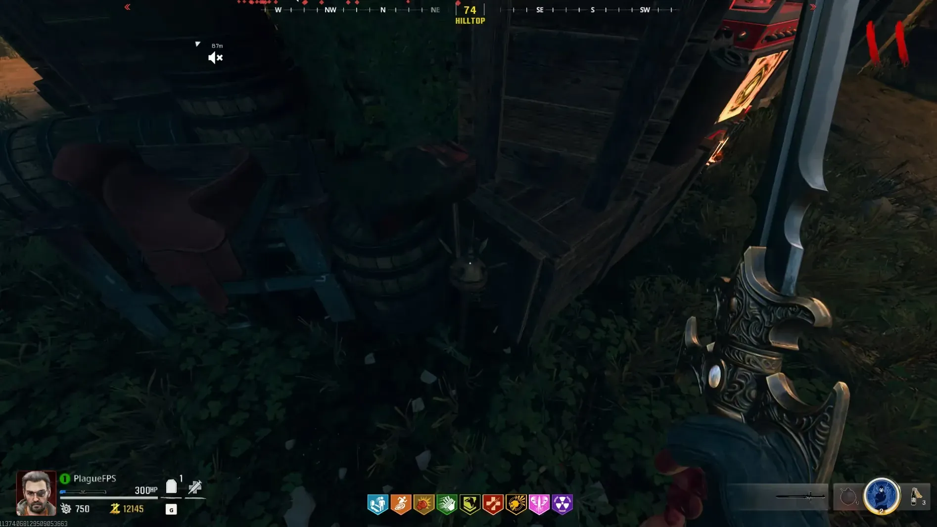 Lightning rod beside Deadshot Daiquiri