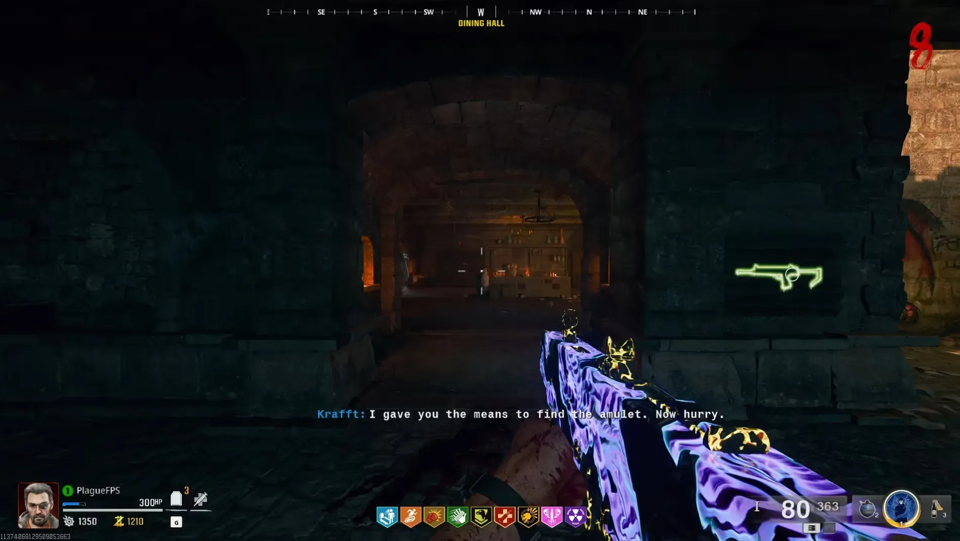Alchemical Lab passage behind the Stag knight