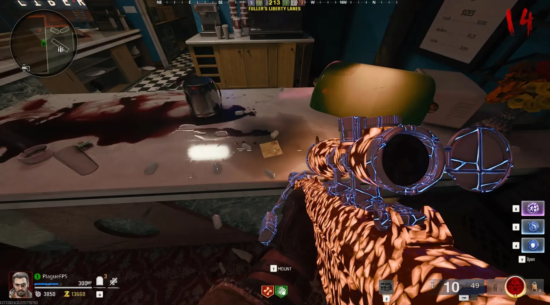 Vault entry 3: remove the ice bucket on the Liberty Lanes snack counter