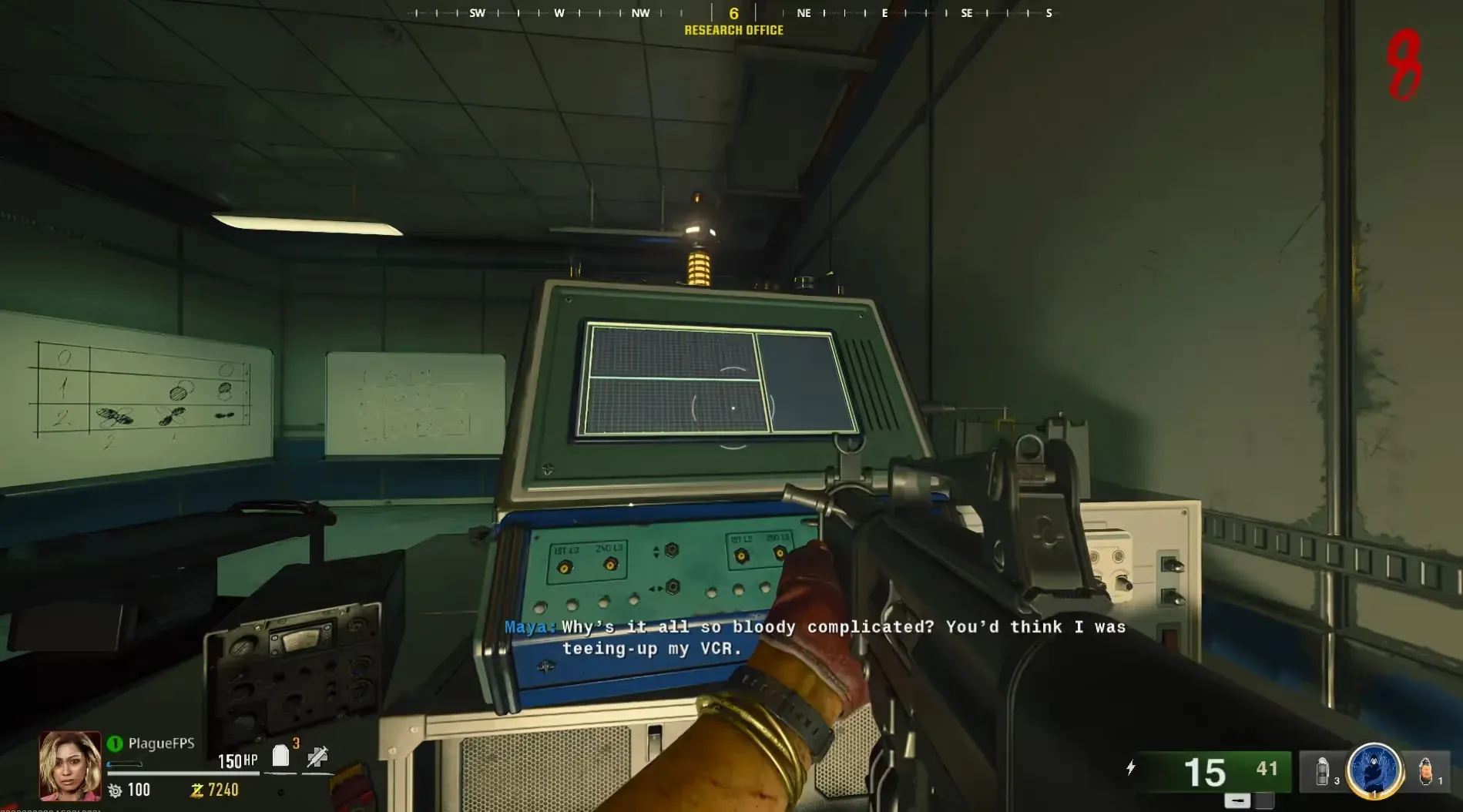 Place the Resonator on the Research Office terminal