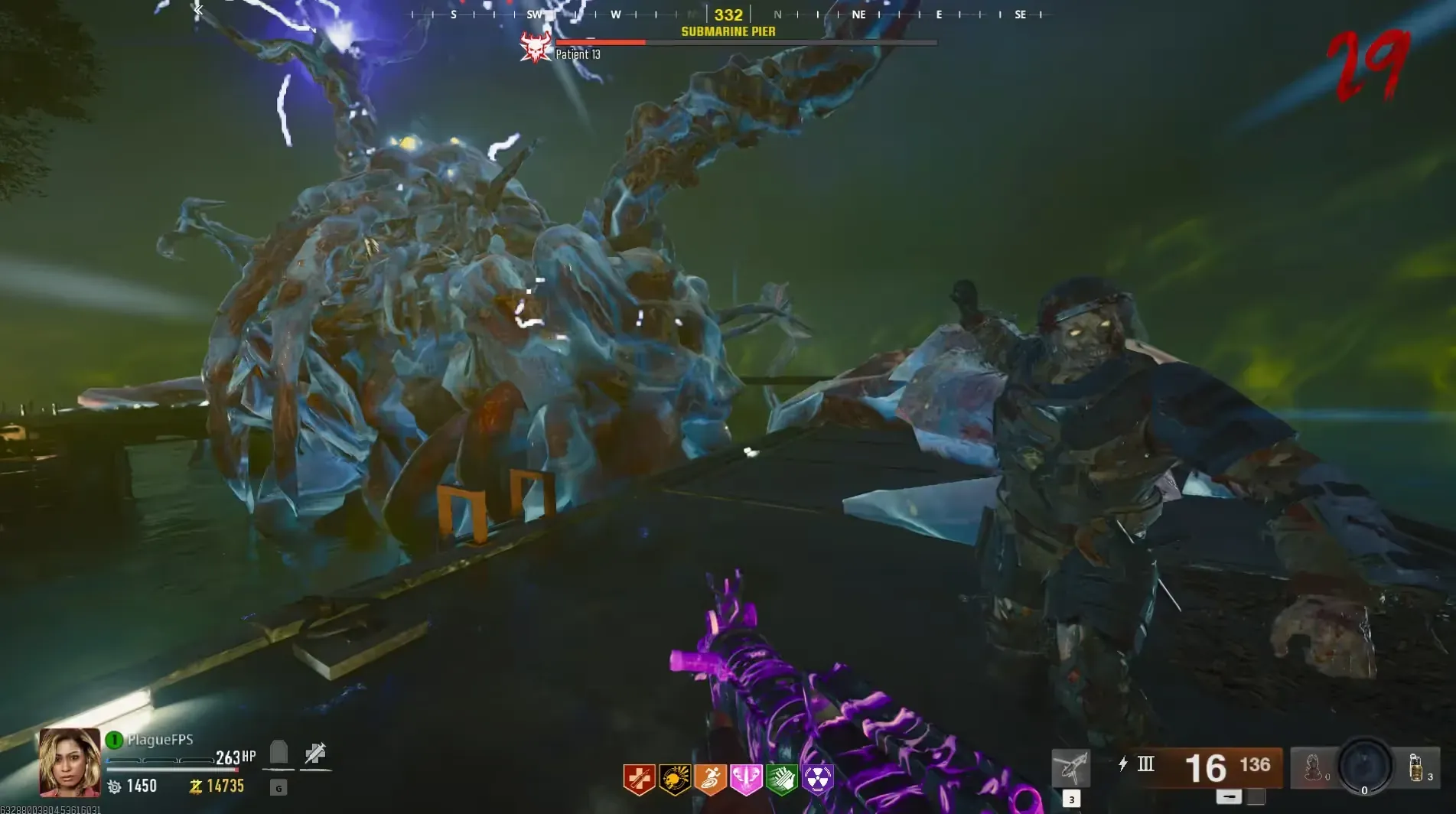 Blue charge: immediately break the boss’s line of sight