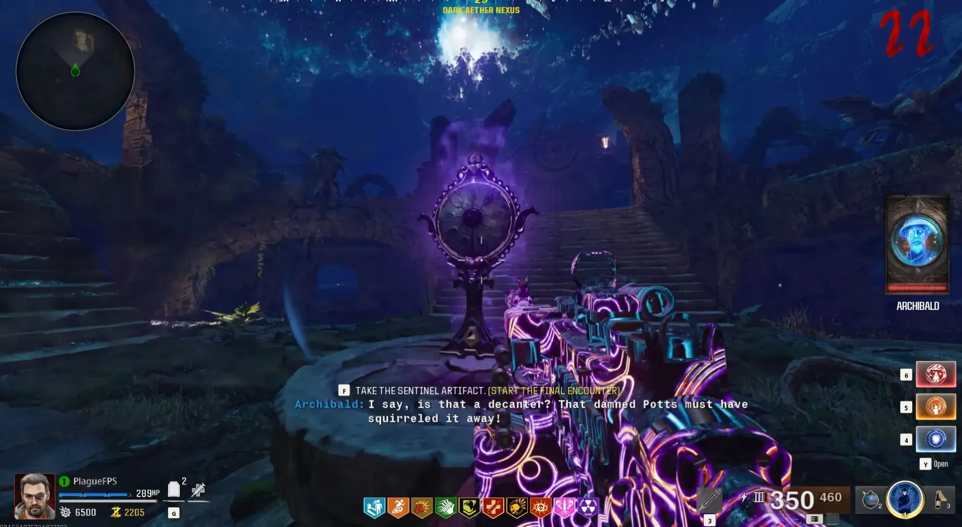Interact in the arena only after everyone is ready