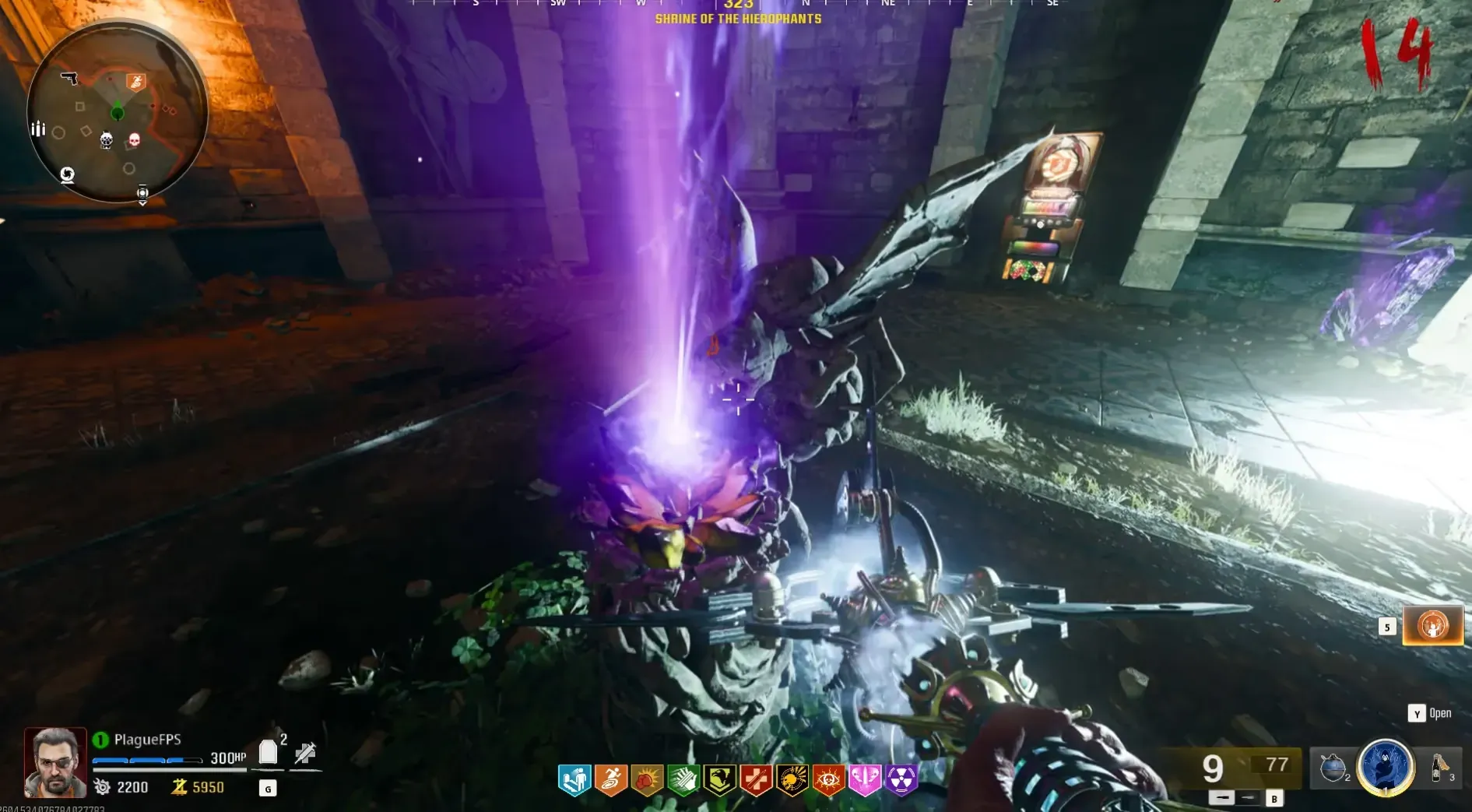 Shrine of the Hierophants Parasite statue