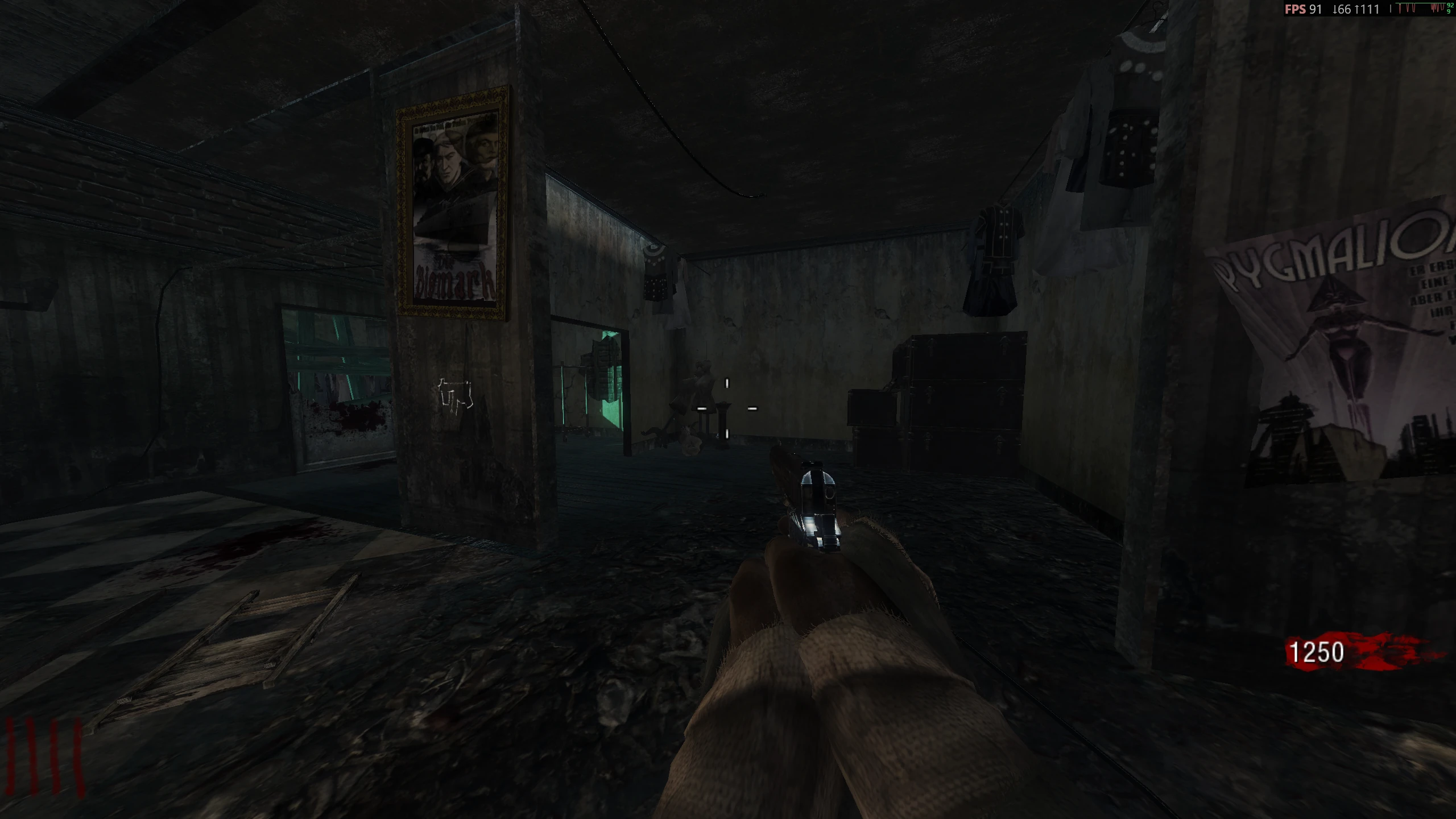 Dressing Room - On a stand by some mannequins, behind the MP5K/KN-44 wallbuy