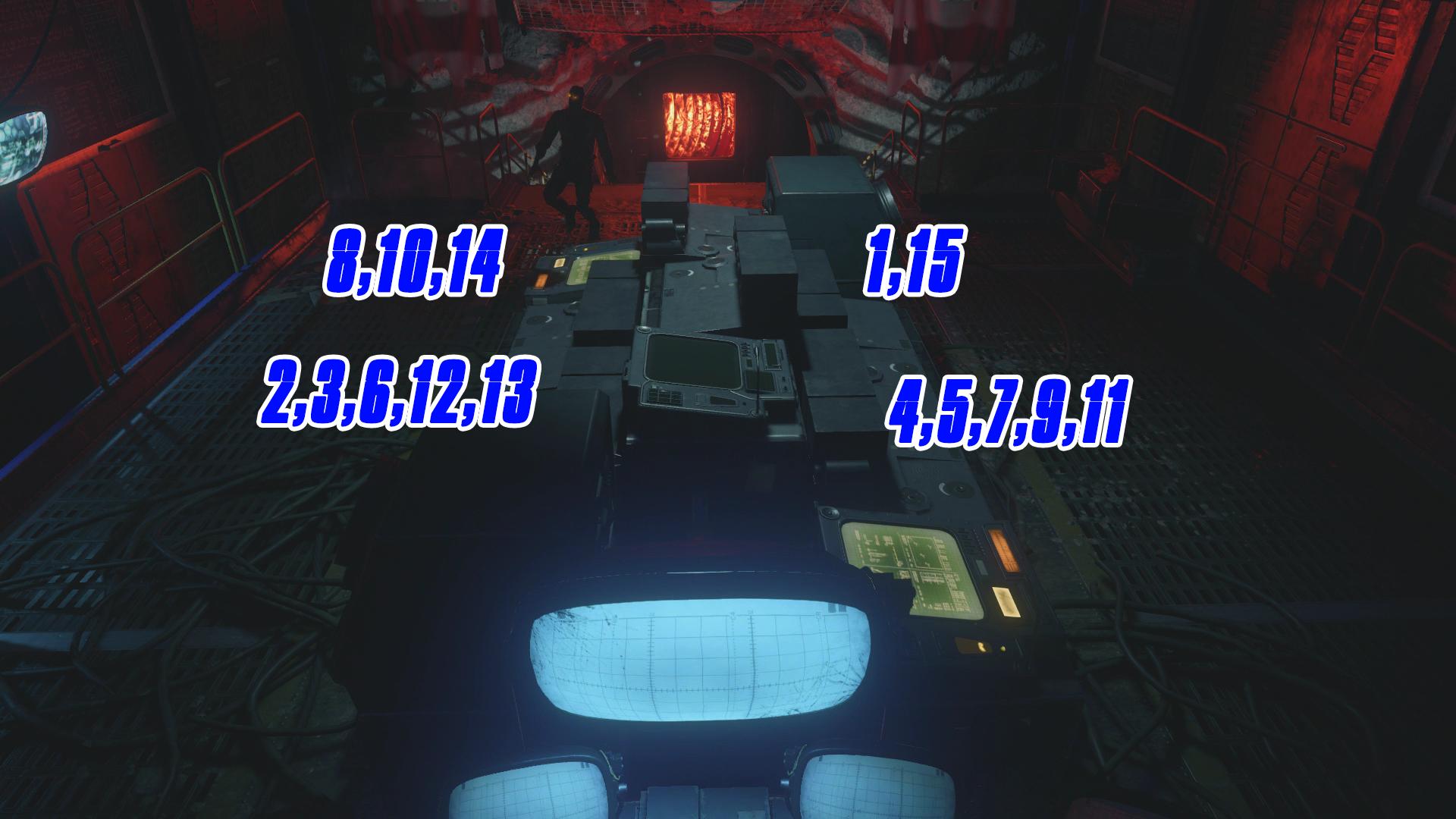 Power-room speaker order for the Samantha side quest