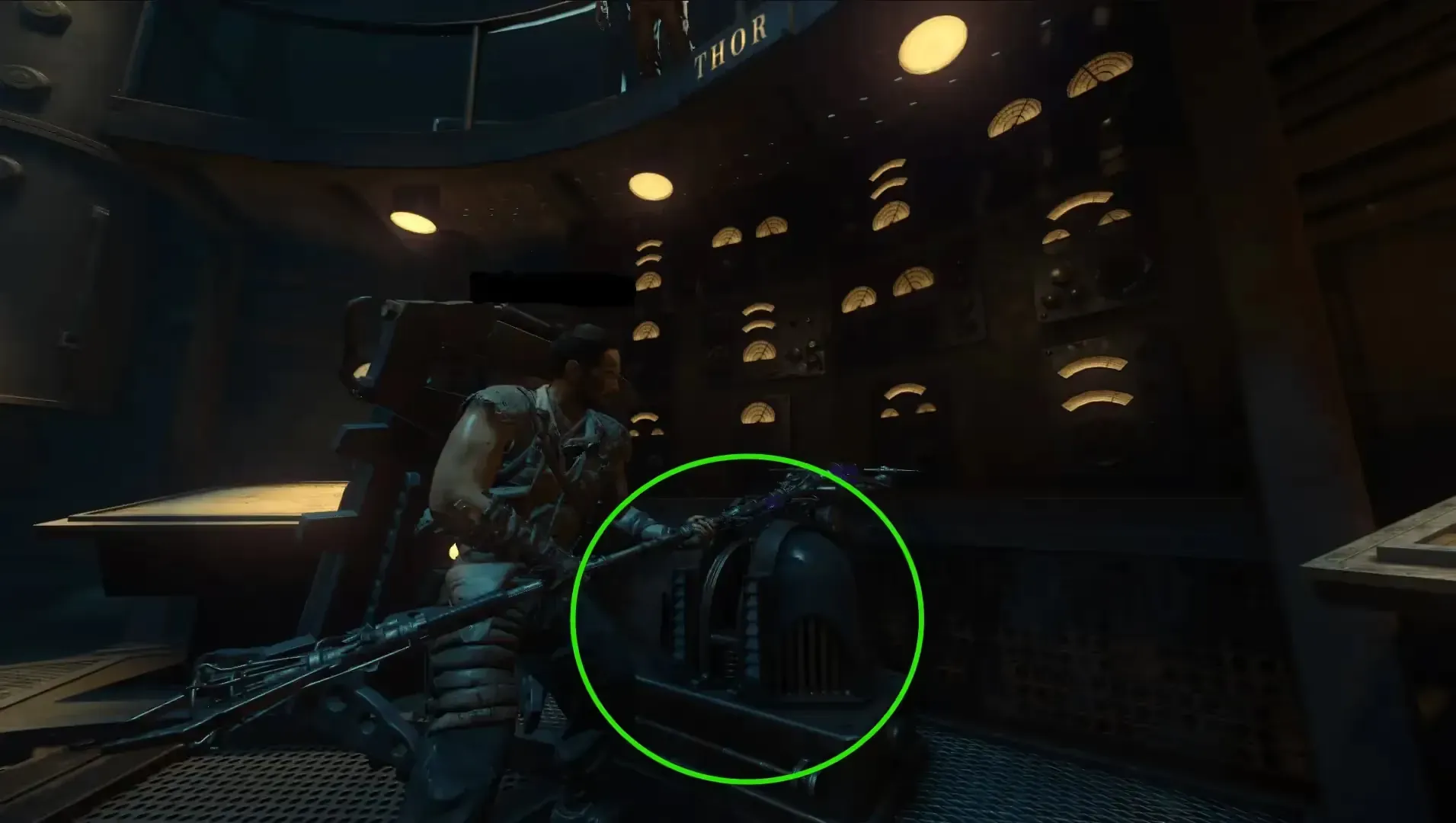 Lightning Staff Pedestal inside Thor Head (Spawn Giant)