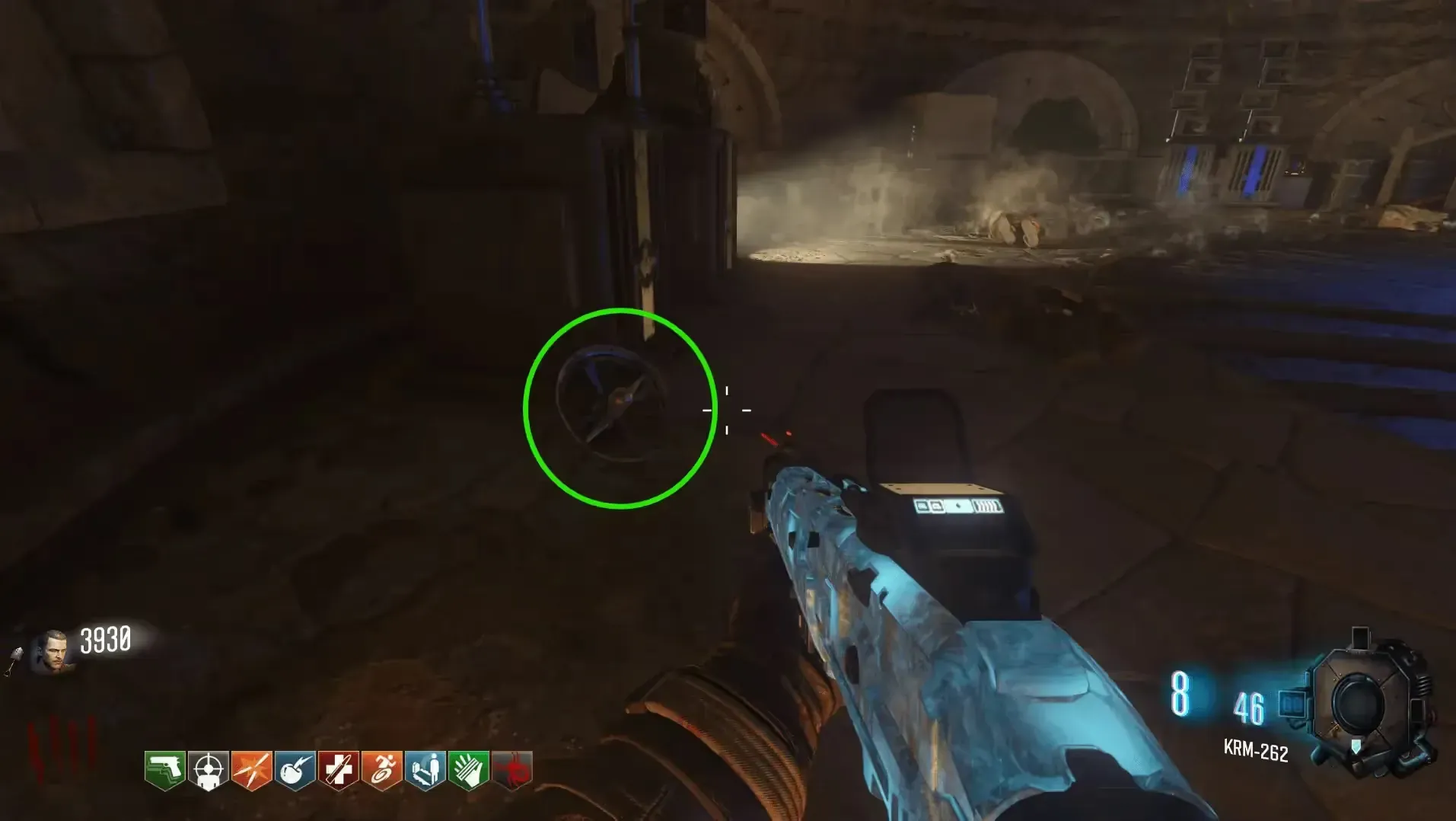 In a corner near the Gramophone spawn
