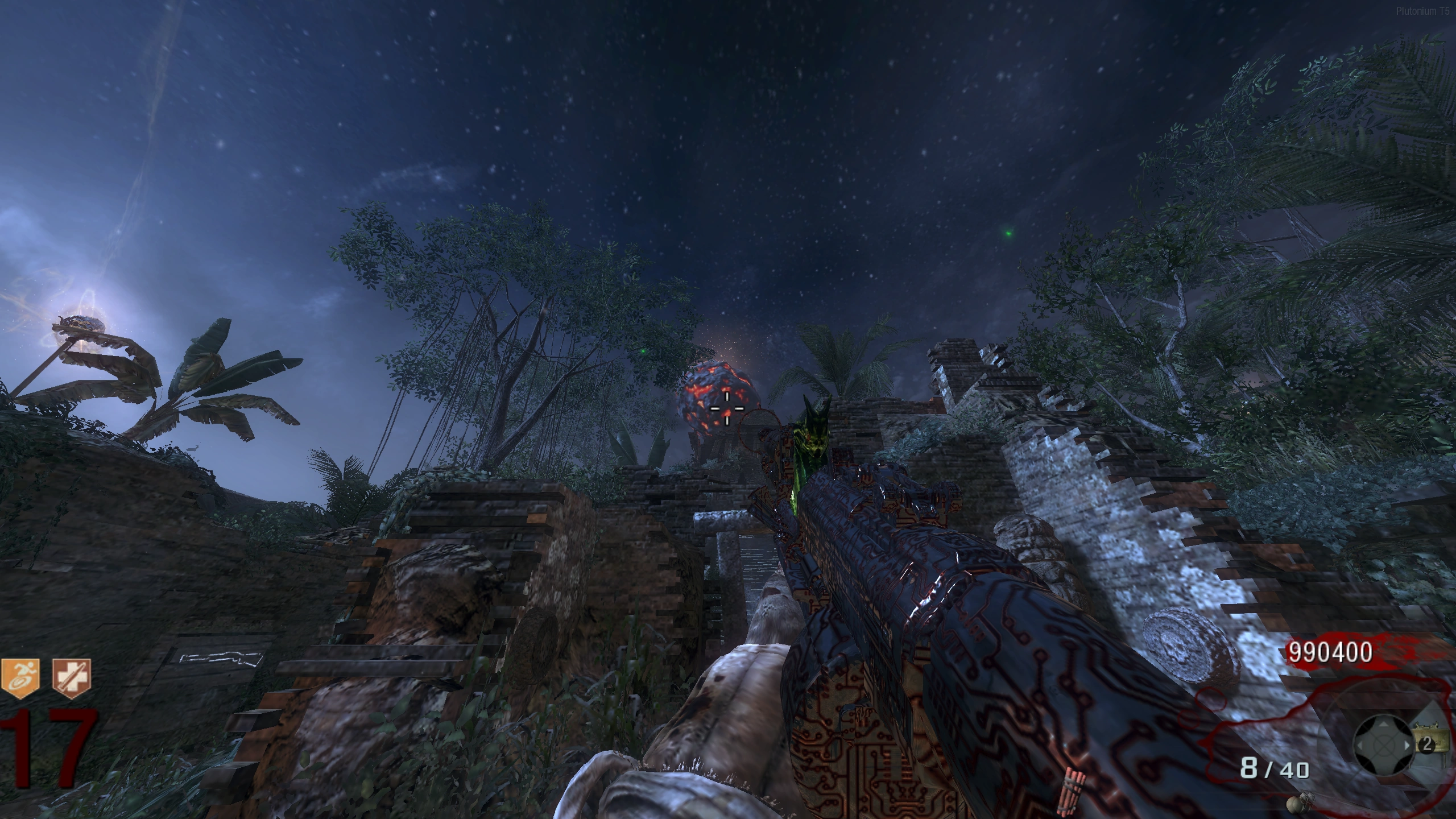 giant meteor above the PAP machine