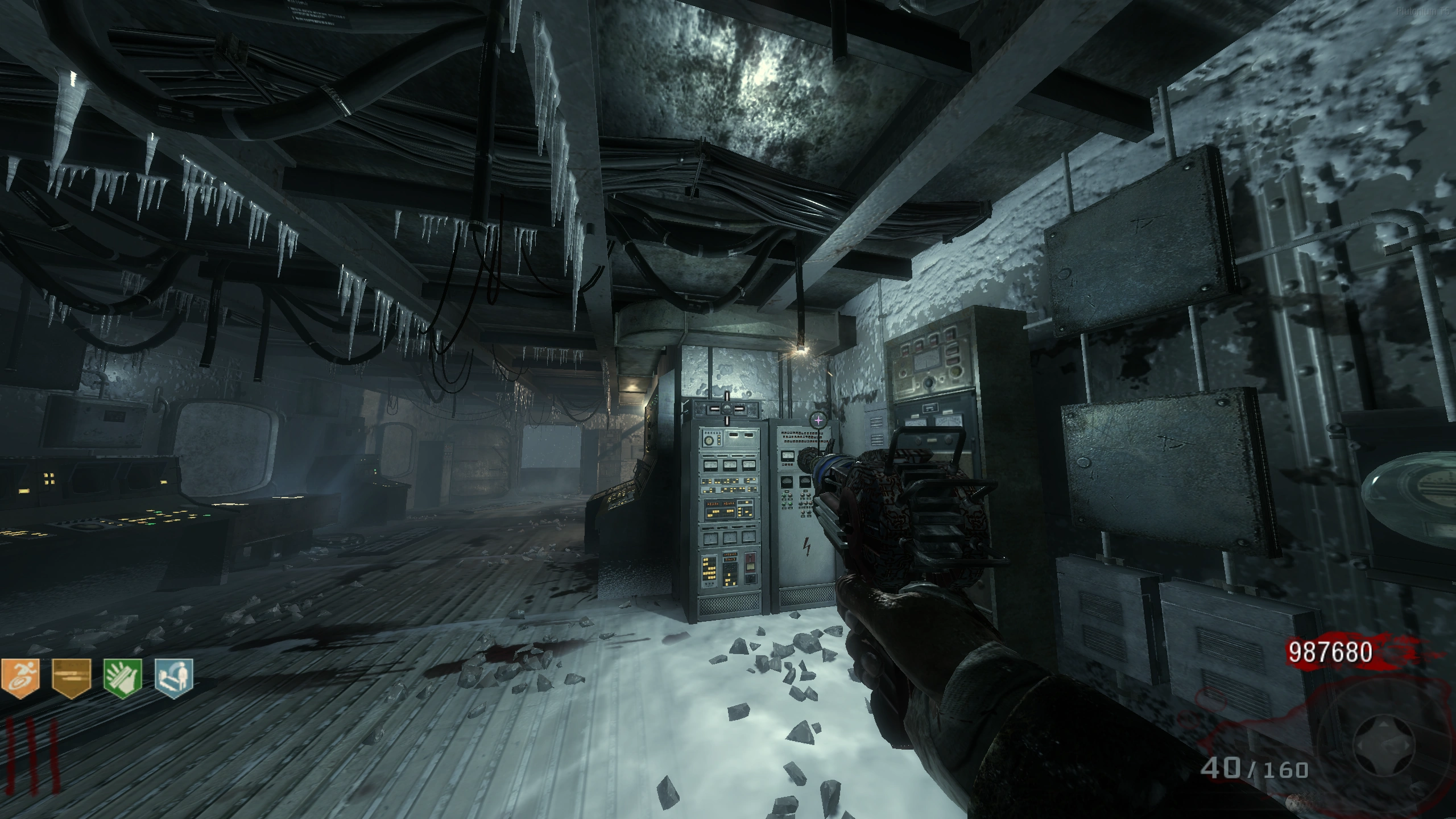 Ship - On top of a computer, in front of the Mystery Box location under the power room