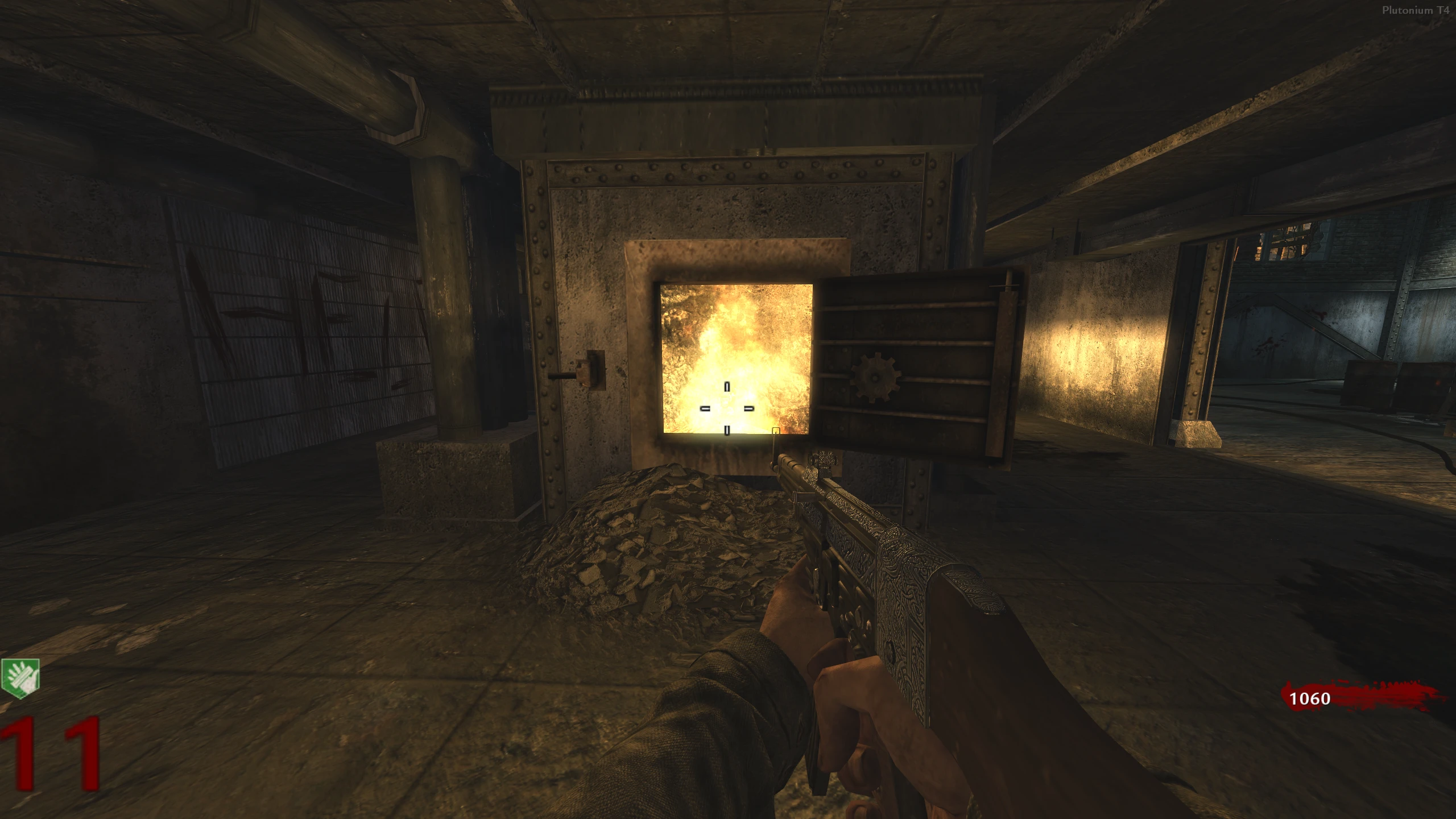 Teleporter B Thompson Room - In the furnace below the stairs