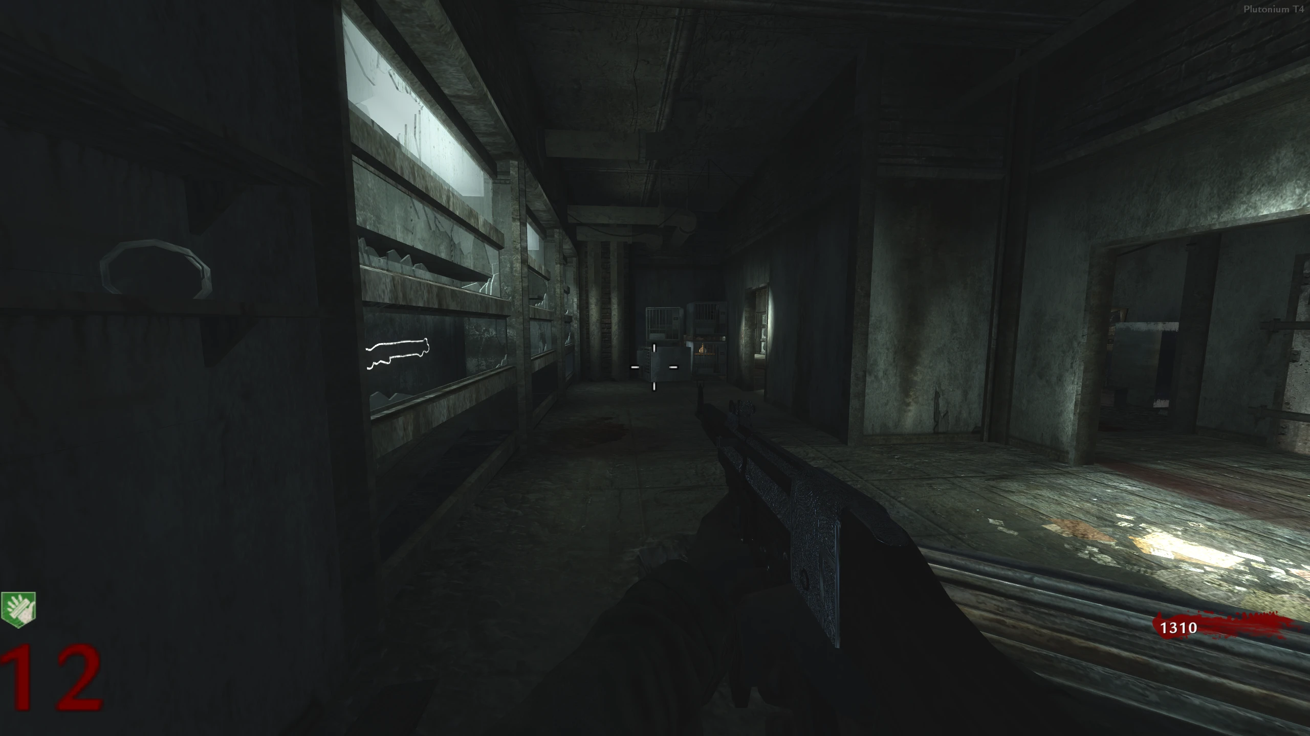 Teleporter A - In the bottom left cage, right of the M1897 Trench Gun wallbuy