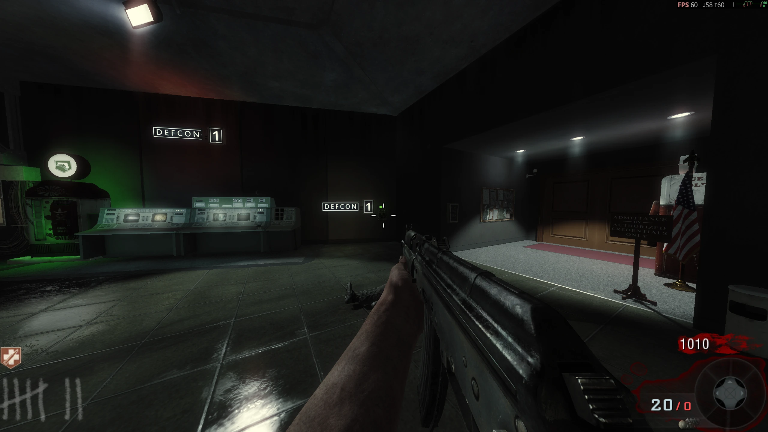 Between the Juggernog and Mule Kick machine