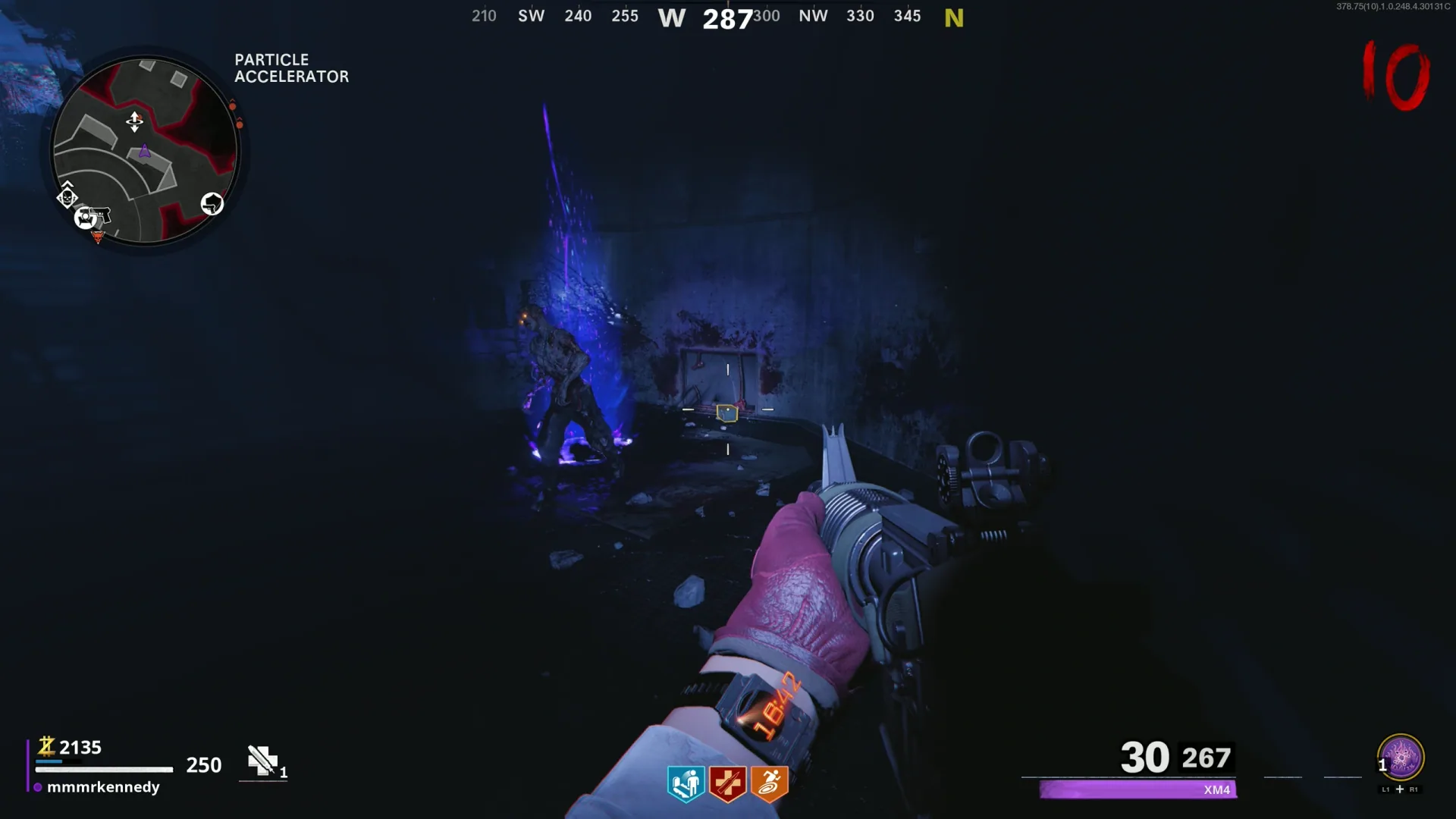 Aetherscope: beside the accelerator’s lower tunnel