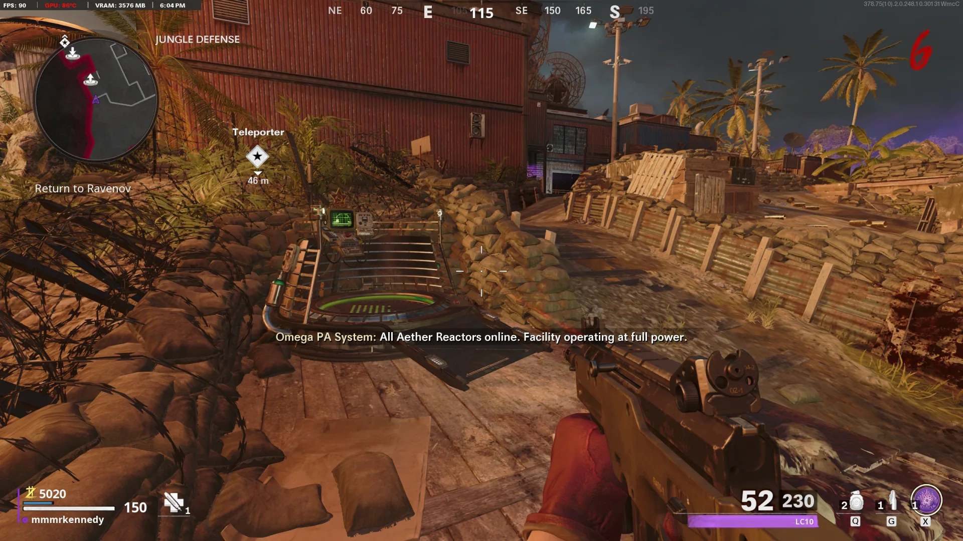 Jungle Defense — first photographed pad: Left → Right → Left → Right → Left