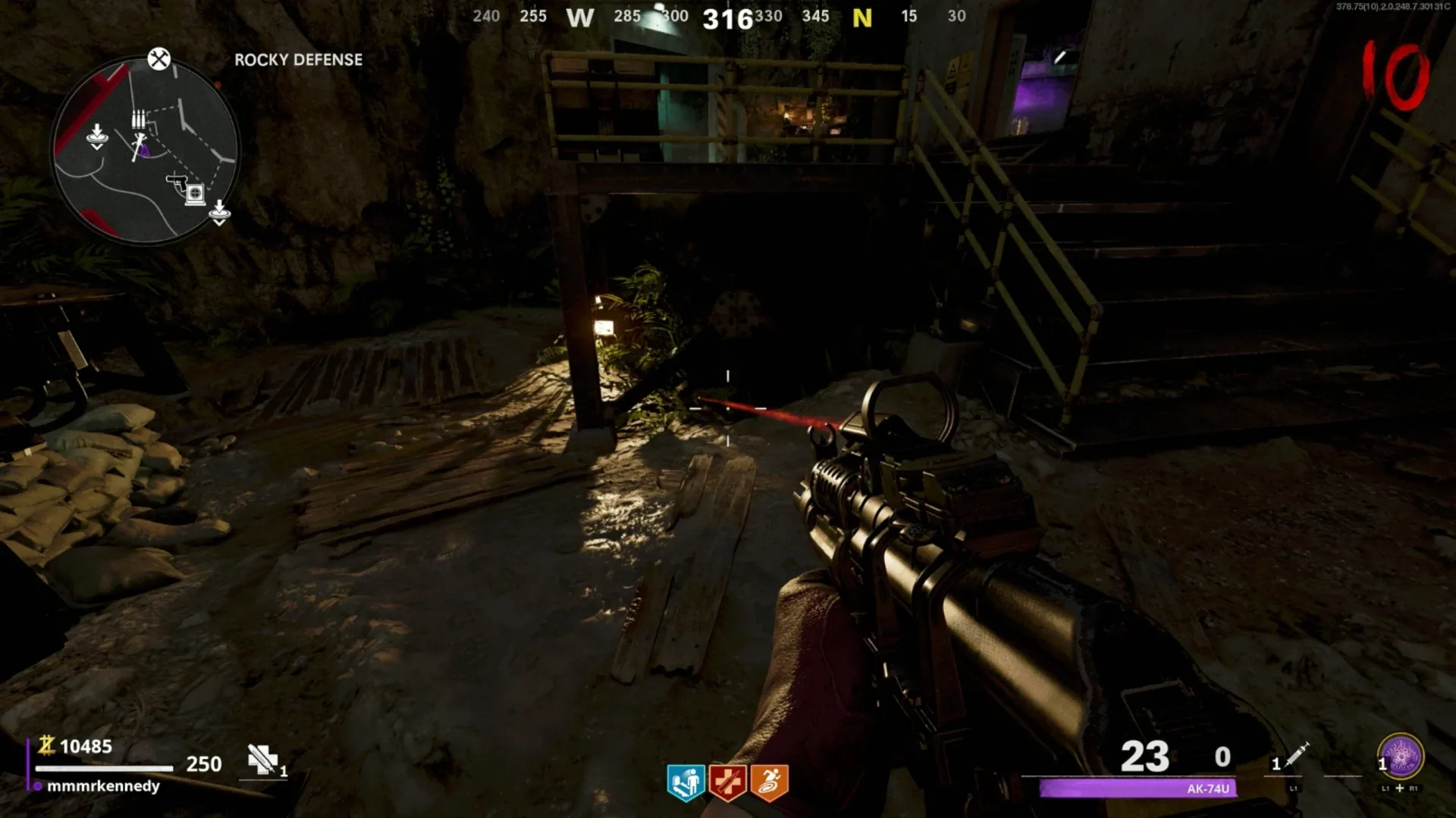Head spawn: Weapons Lab staircase