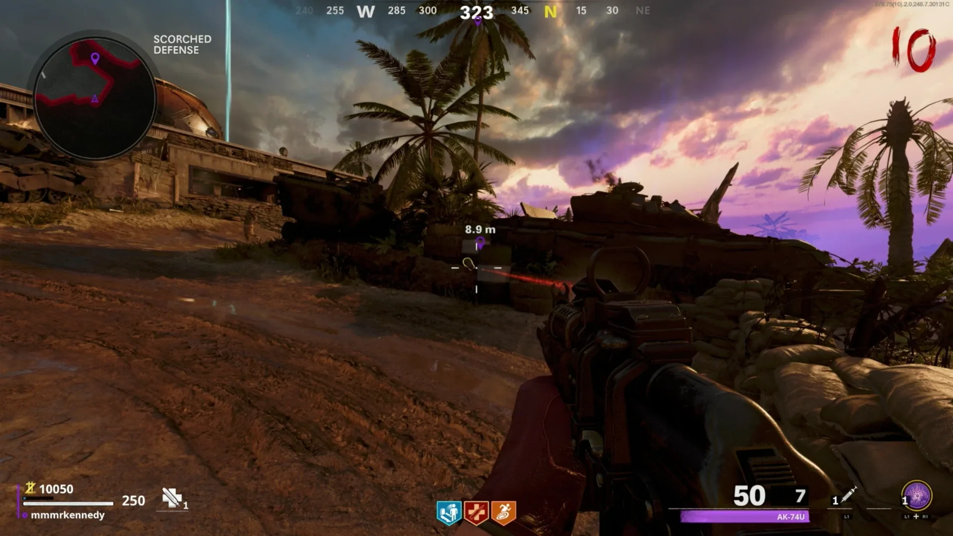 Head spawn: Scorched Defense tank