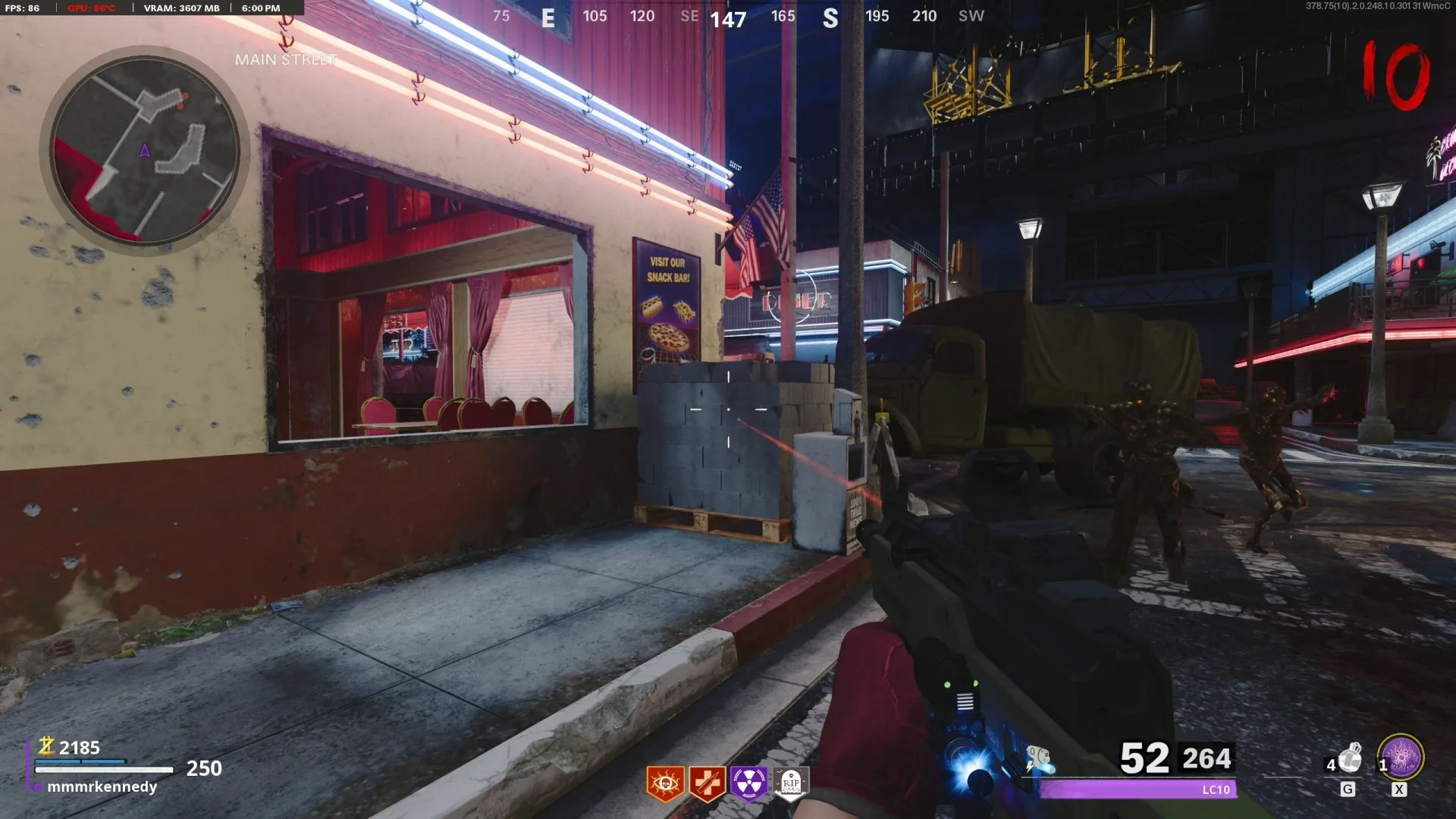 SMG-course blueprint on the Beach Pizza cinder blocks