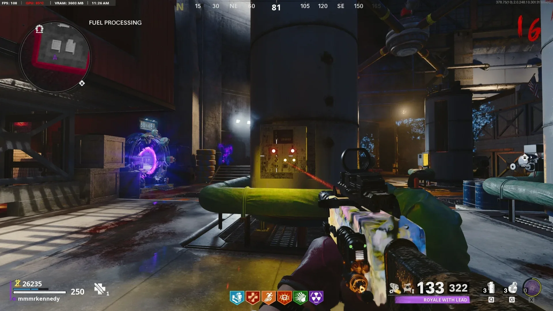 Assign one tank control to each player before starting