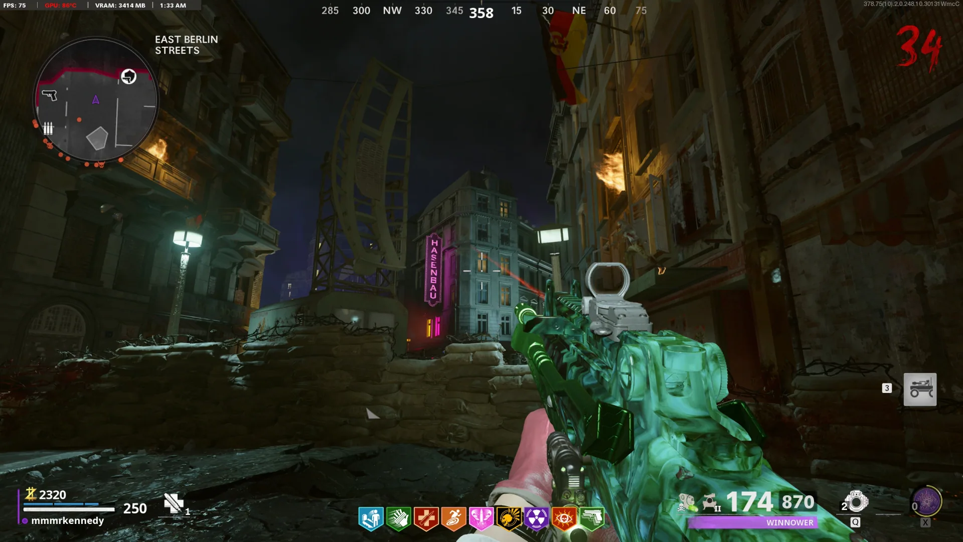 Repeat entry: shoot this Hasenbau window rabbit after the round cooldown