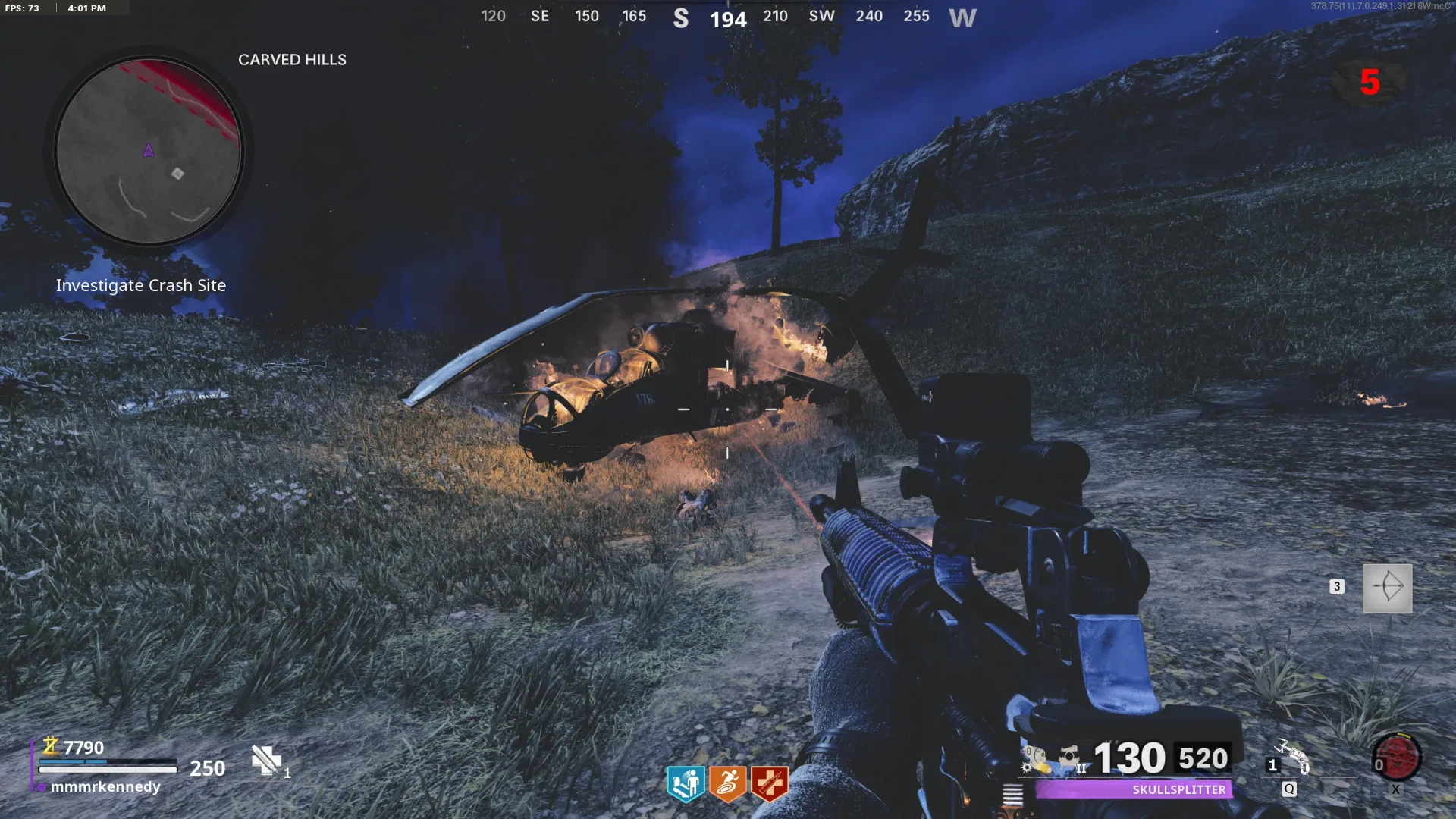 Interact with the recording inside the wreck after the wave