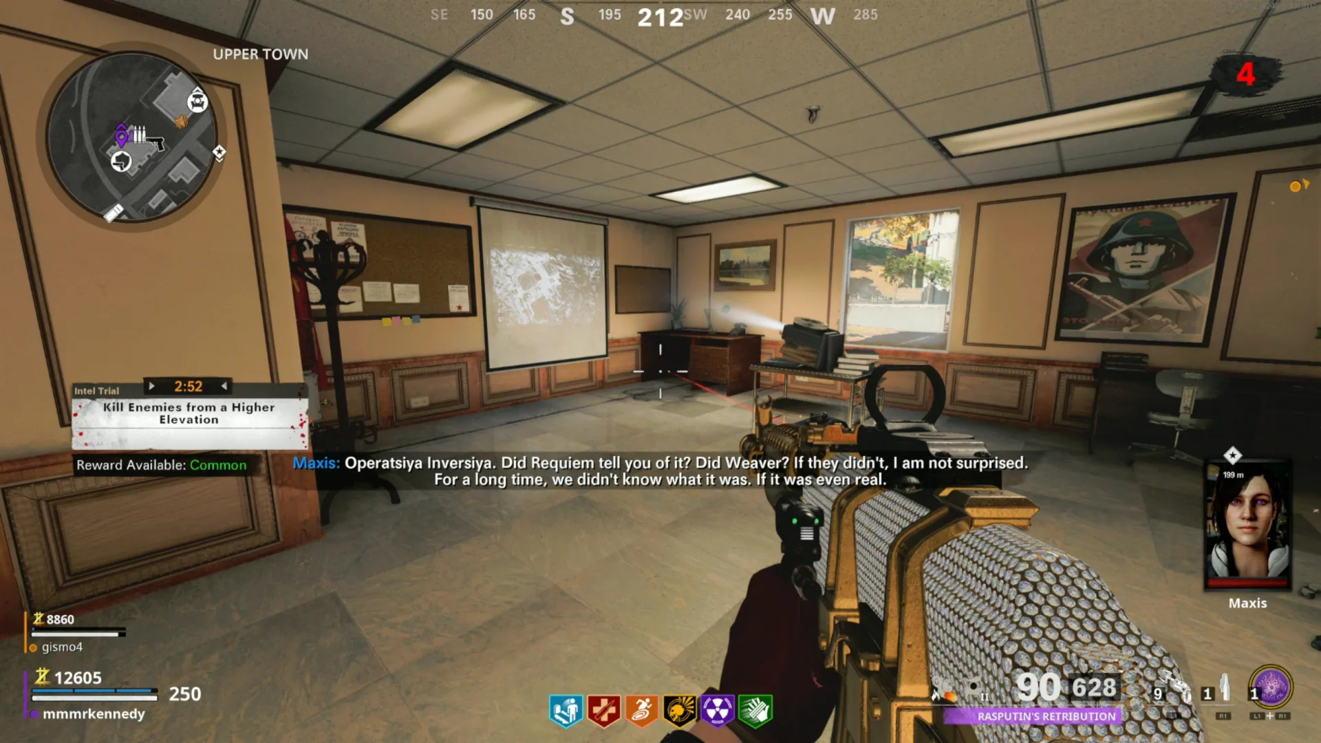 Use the projector repeatedly until the final Ruka instruction plays