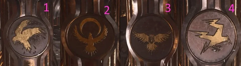 Numbered machine birds for second-voice order
