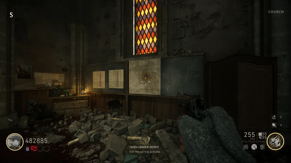 Use the magnifying glass on this church map