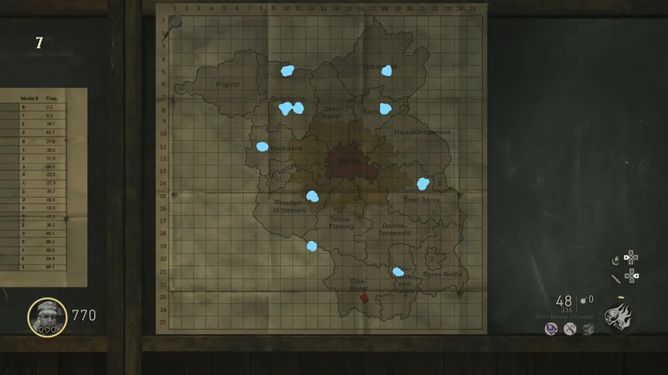 Church axe map clue positions