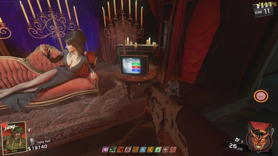 Elvira television comparison bands